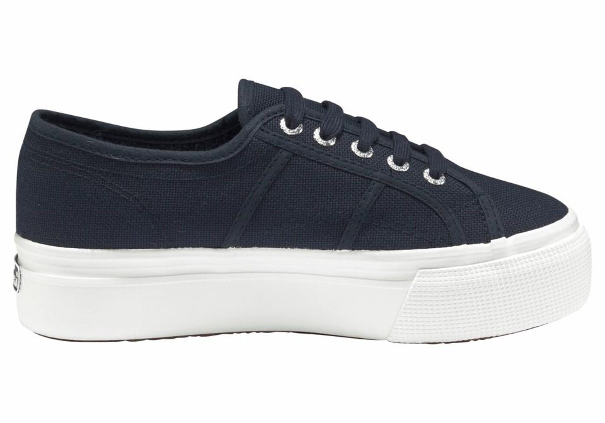 SUPERGA Sneaker low bleumarin / alb - Pled.ro