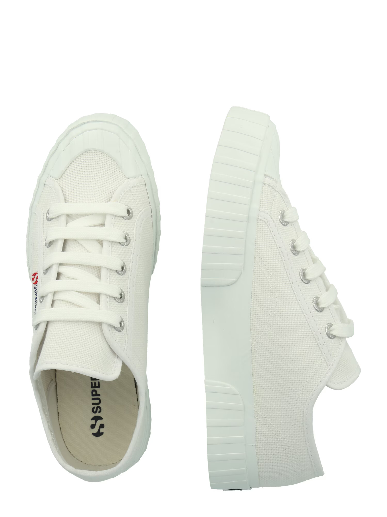 SUPERGA Sneaker low bleumarin / roșu / alb lână - Pled.ro