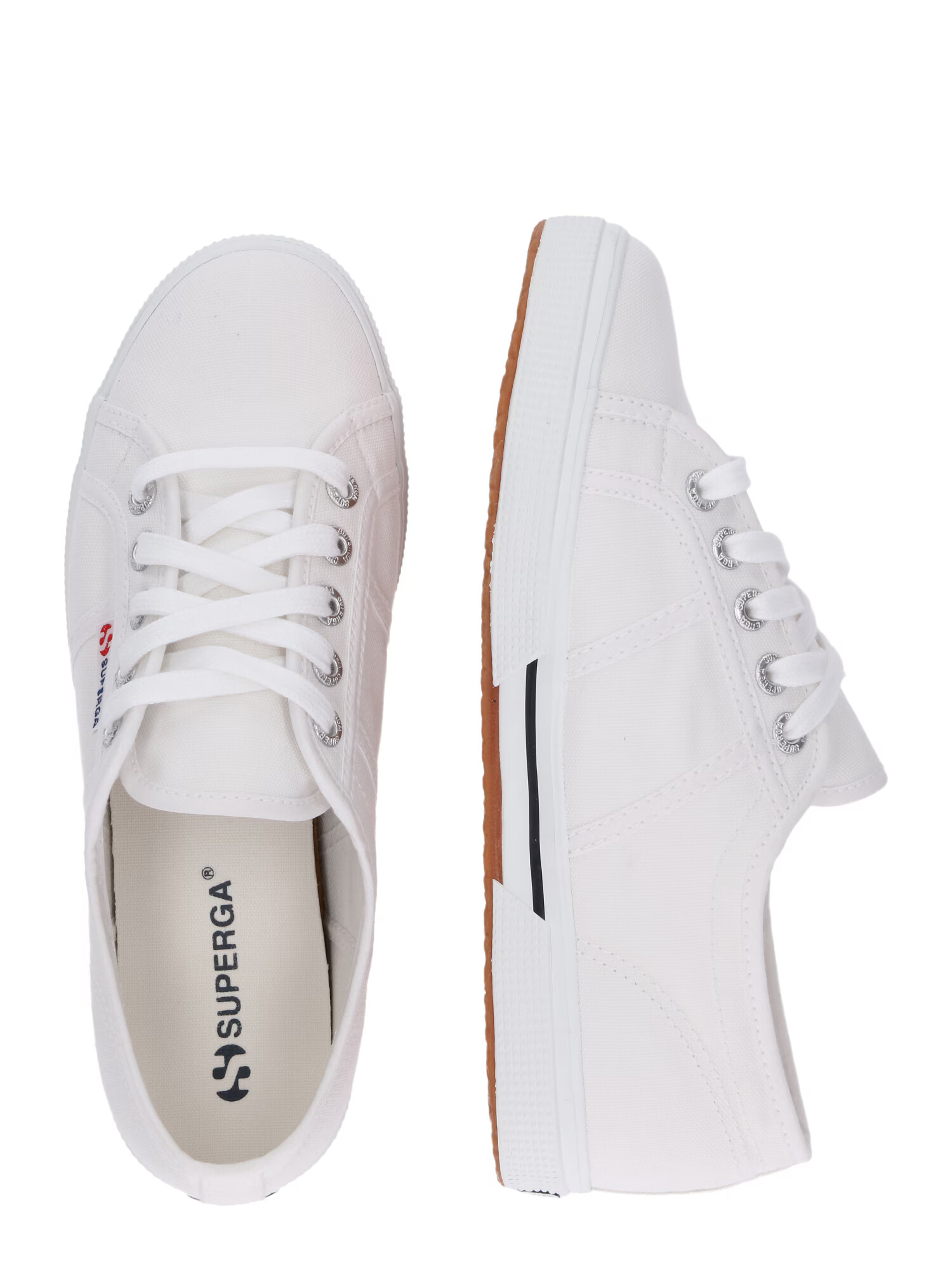 SUPERGA Sneaker low 'Cotu' bleumarin / roșu / alb - Pled.ro