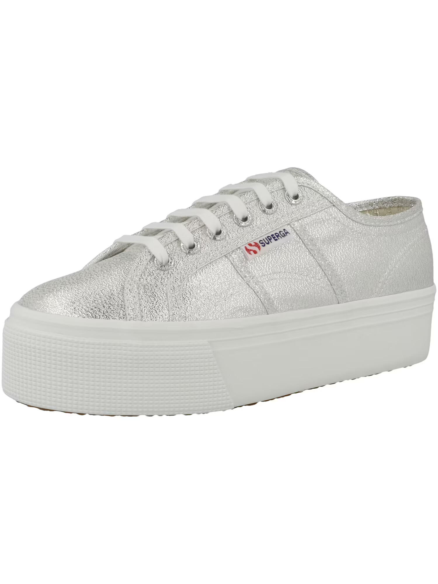 SUPERGA Sneaker low 'Lame' argintiu - Pled.ro