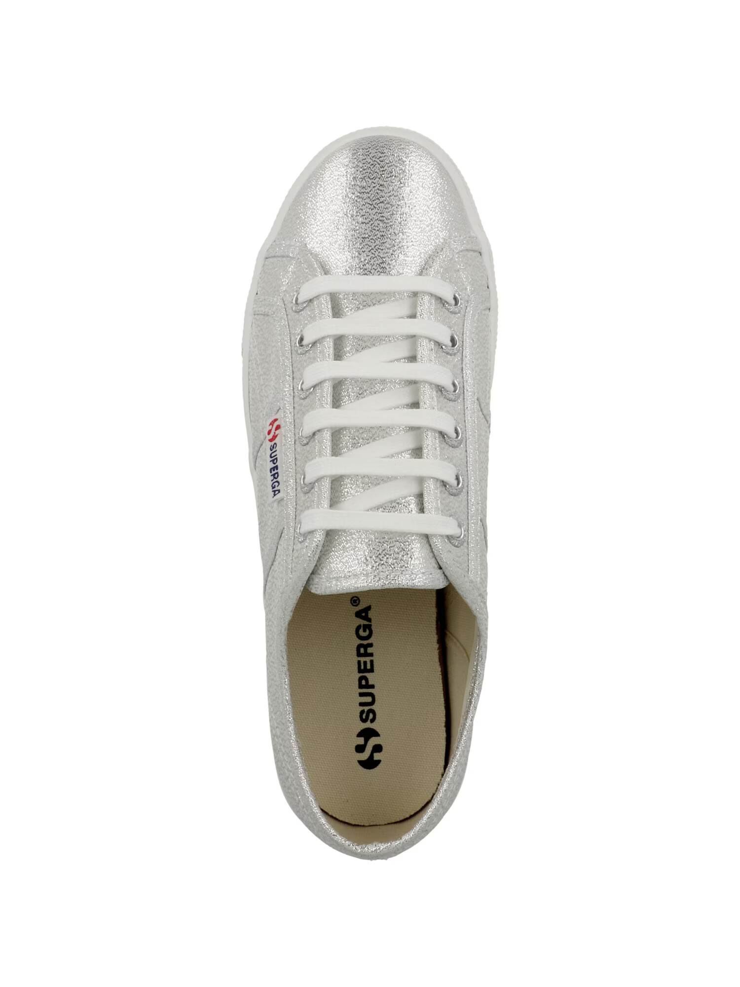 SUPERGA Sneaker low 'Lame' argintiu - Pled.ro