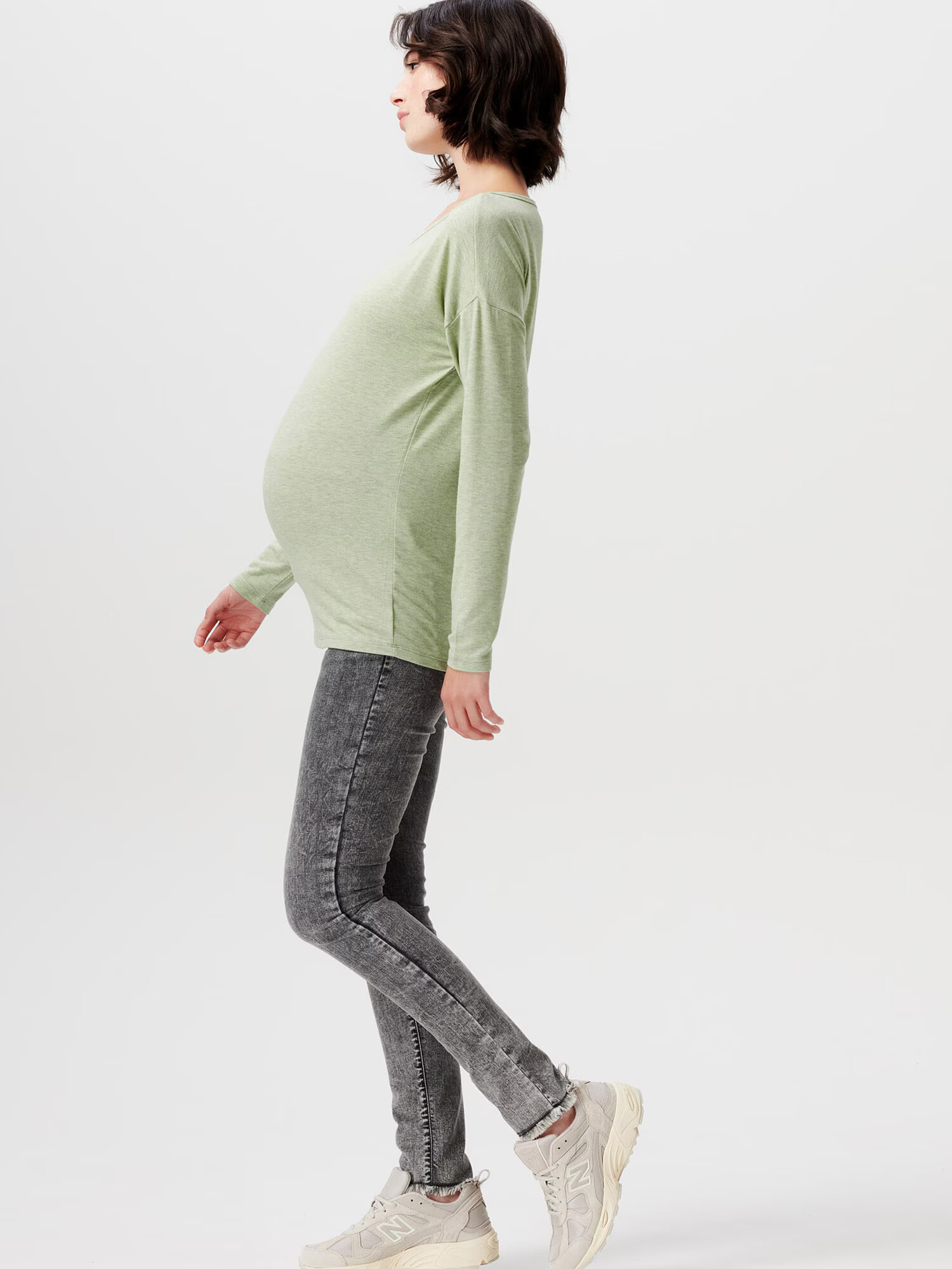 Supermom Jeans 'Austin' gri denim - Pled.ro