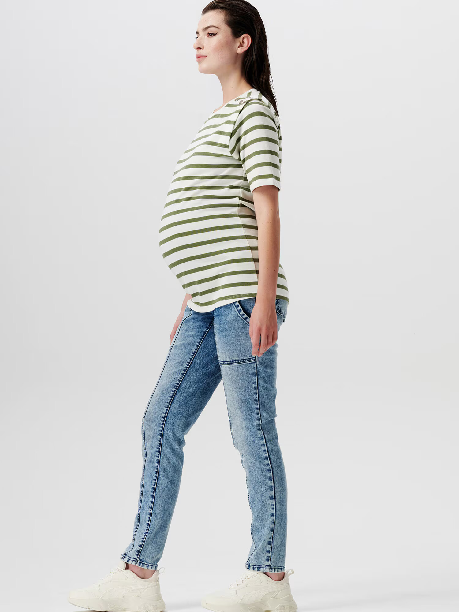 Supermom Jeans 'Empire' albastru fumuriu / albastru denim - Pled.ro