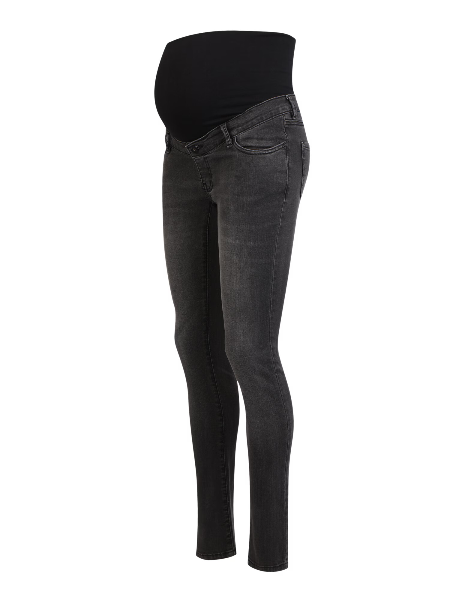 Supermom Jeans negru denim - Pled.ro