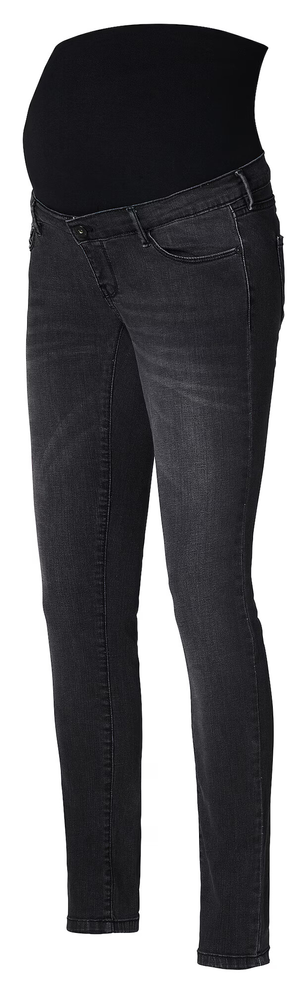 Supermom Jeans negru denim - Pled.ro