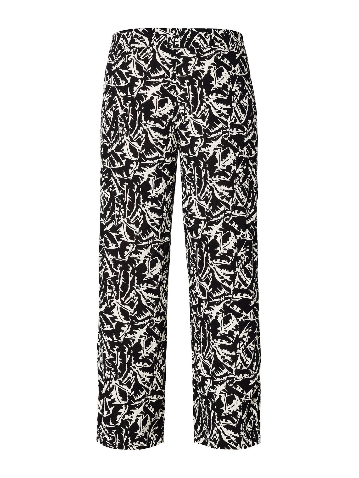 Supermom Pantaloni 'Leaf' negru / alb - Pled.ro