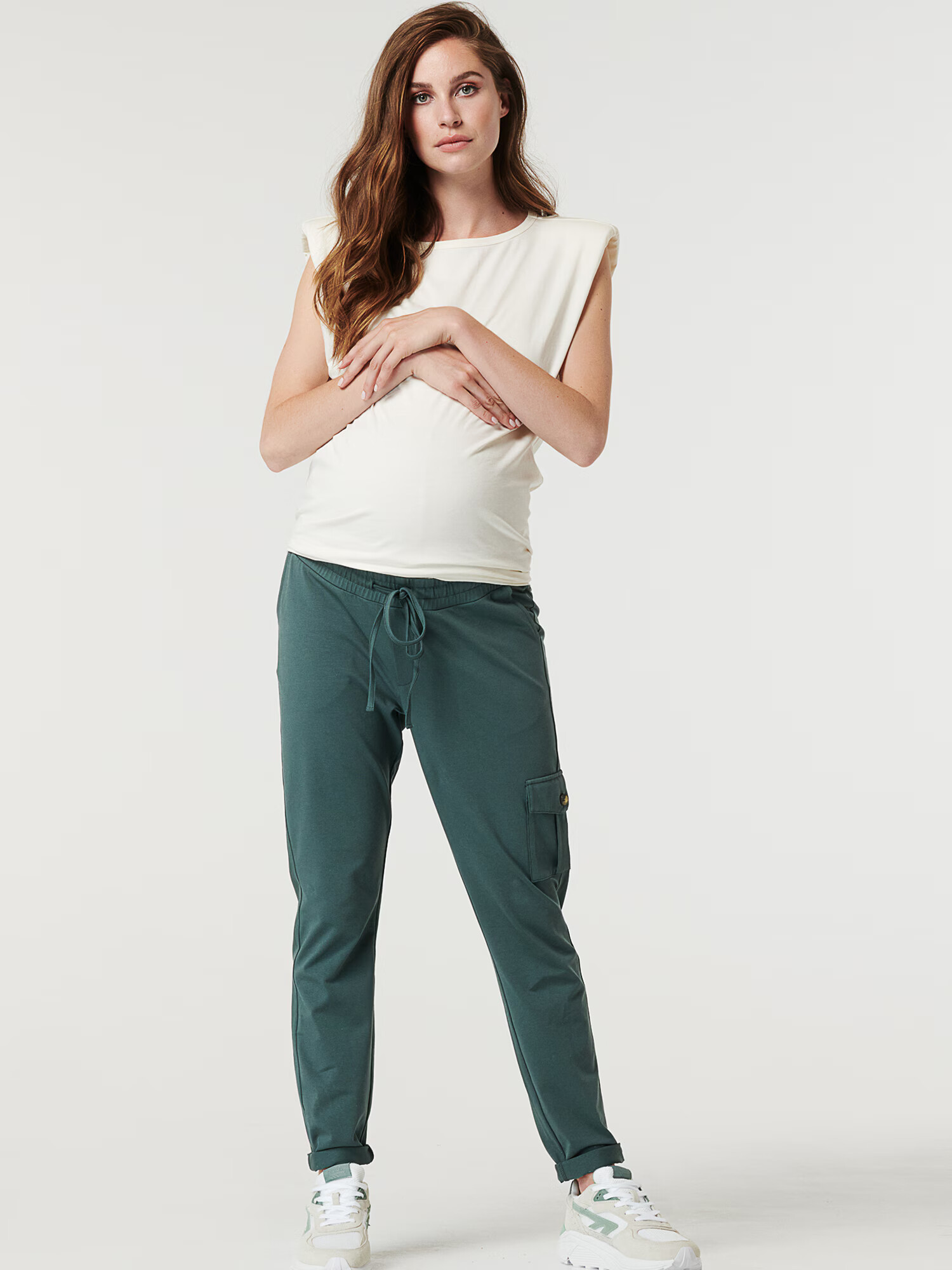 Supermom Pantaloni verde smarald - Pled.ro