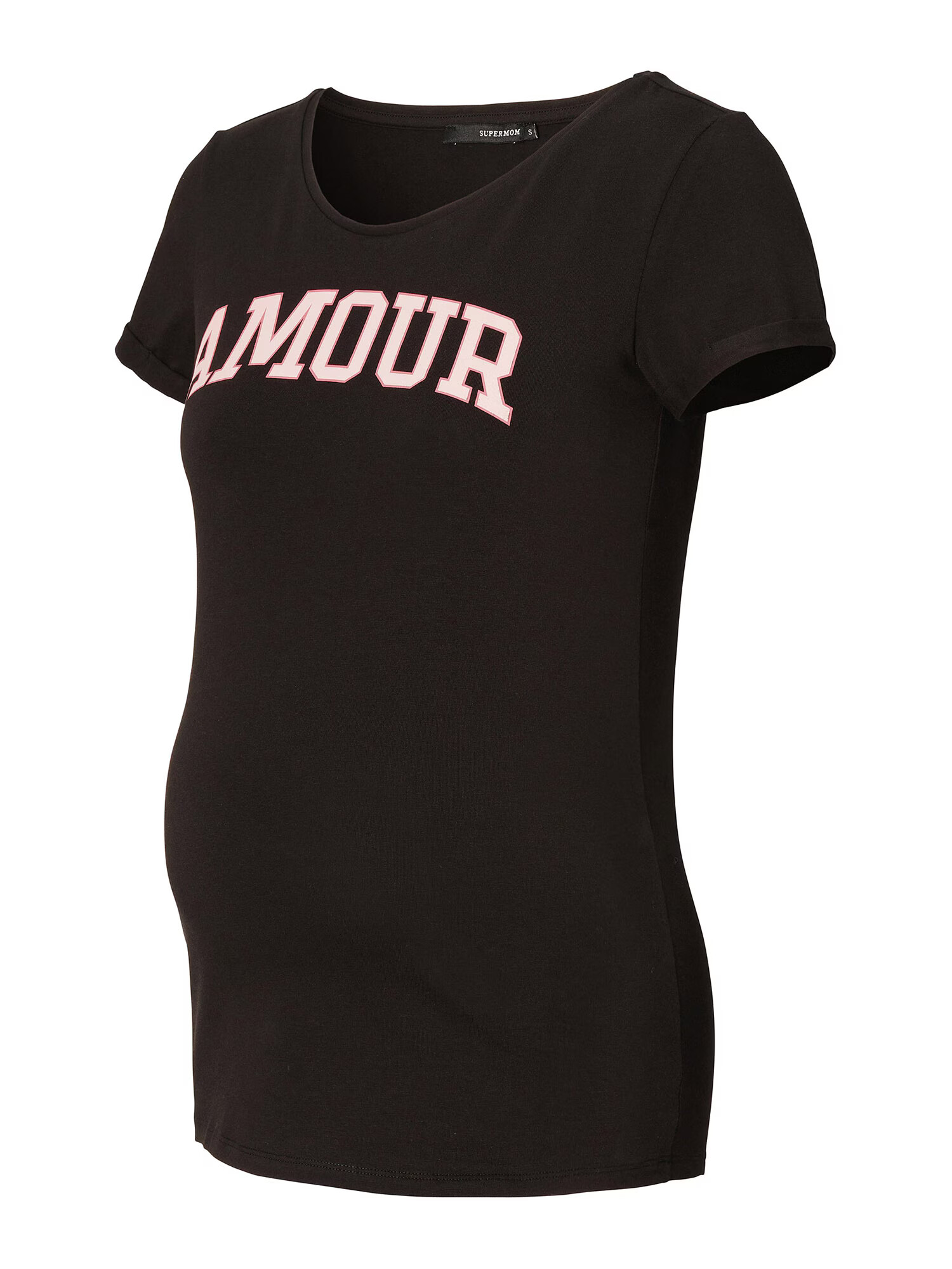 Supermom Tricou 'Amour' roz / roz deschis / negru - Pled.ro