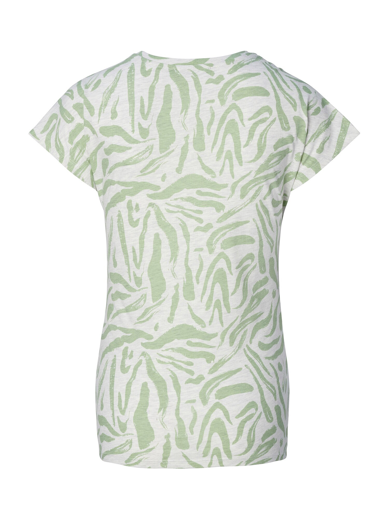 Supermom Tricou 'Edna' verde / alb amestacat - Pled.ro