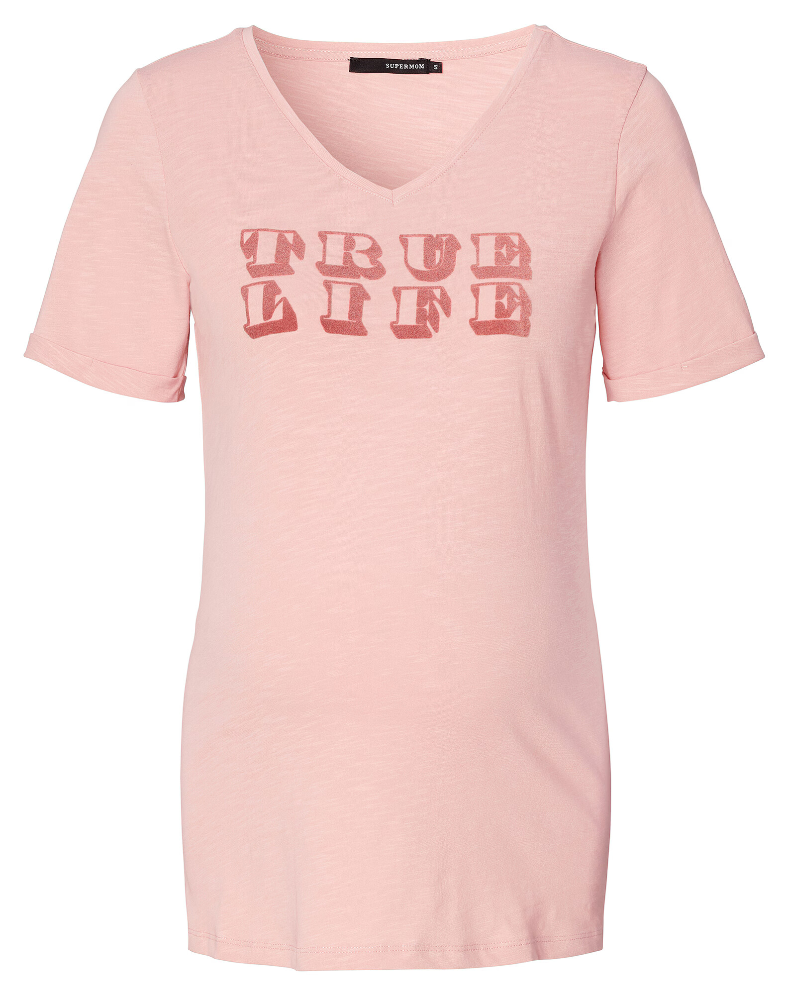 Supermom Tricou ' True Life ' roz / rosé - Pled.ro