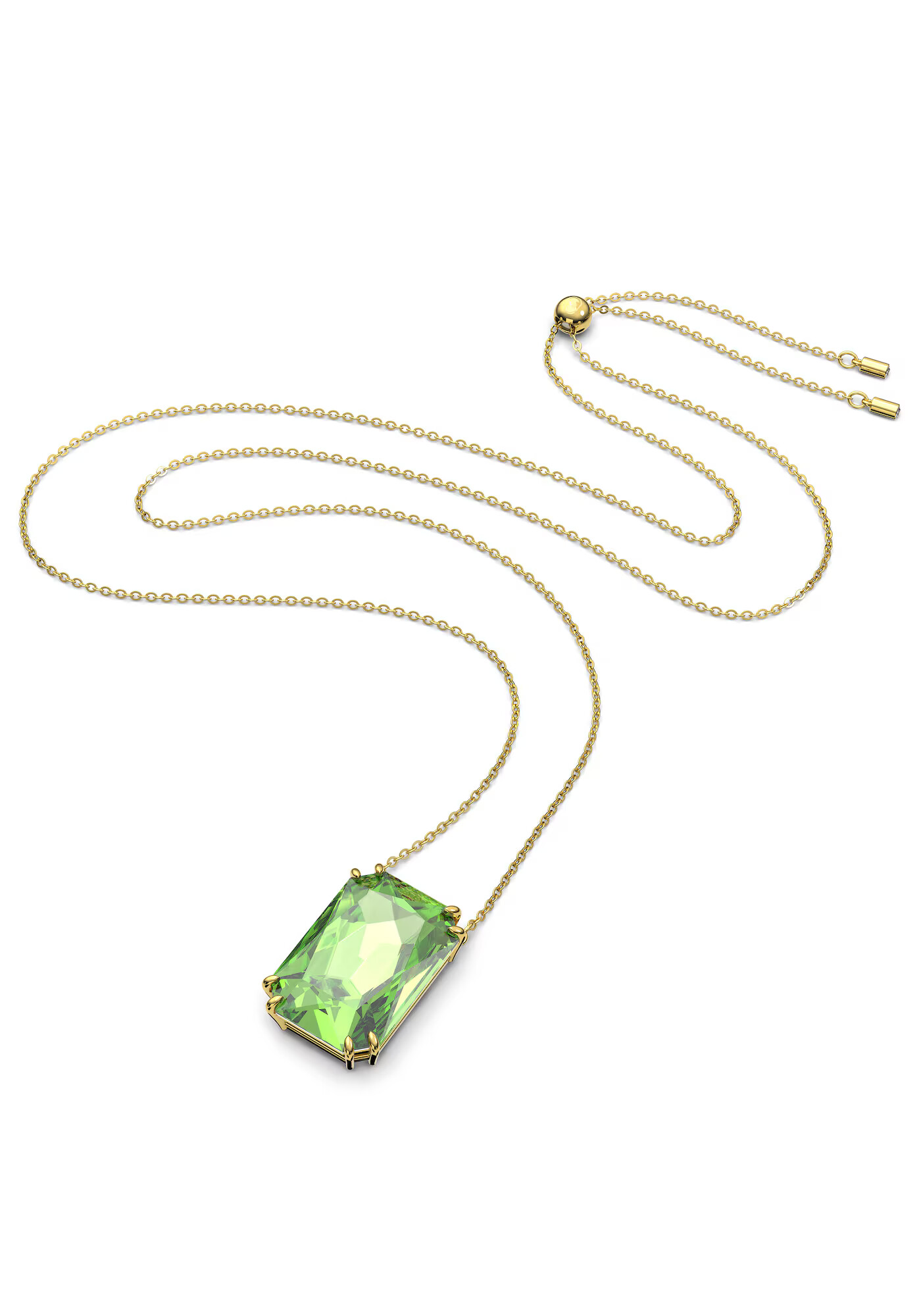 Swarovski Lanțuri auriu / verde - Pled.ro