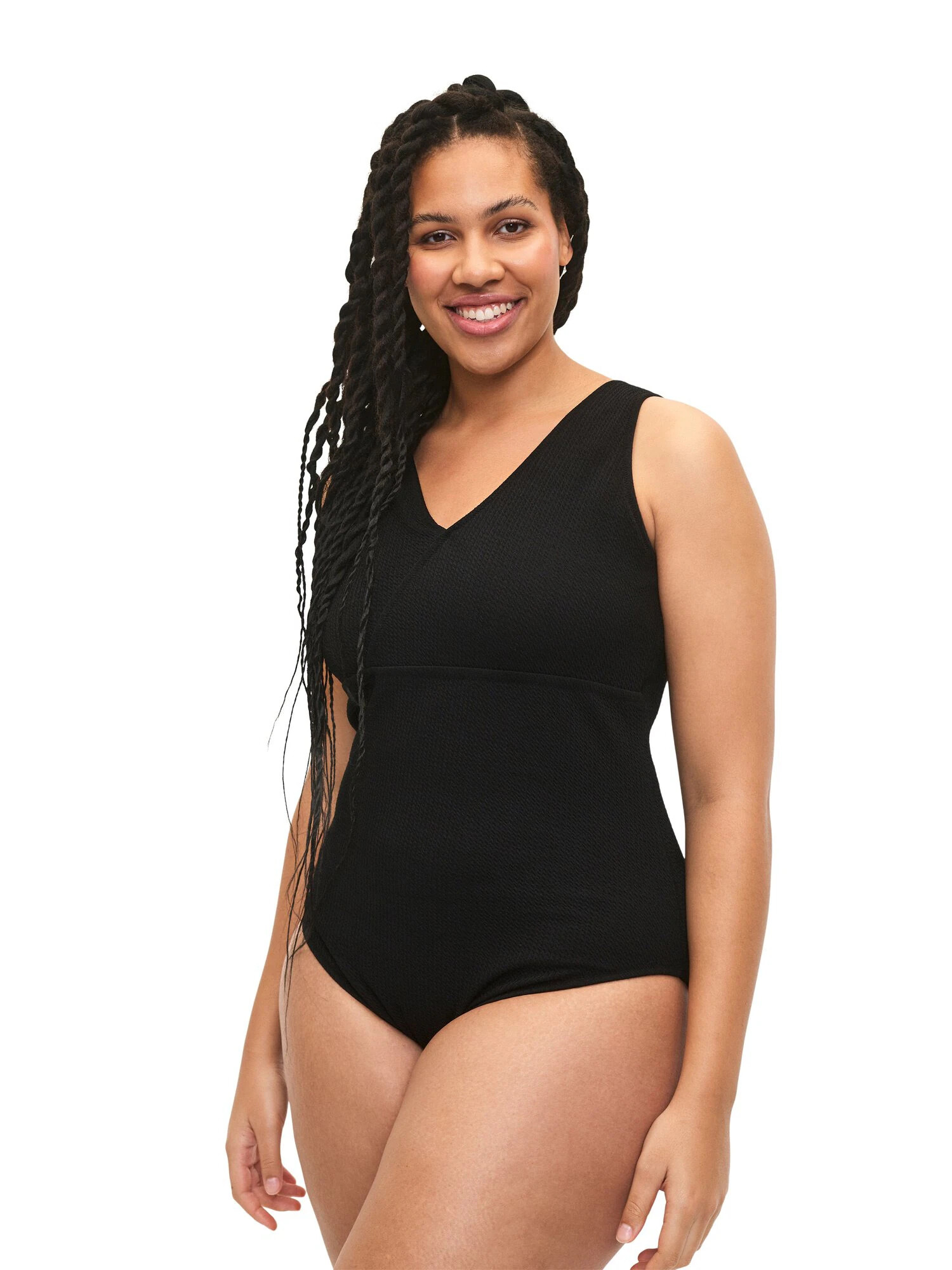 Swim by Zizzi Costum de baie întreg 'CADREAM' negru - Pled.ro