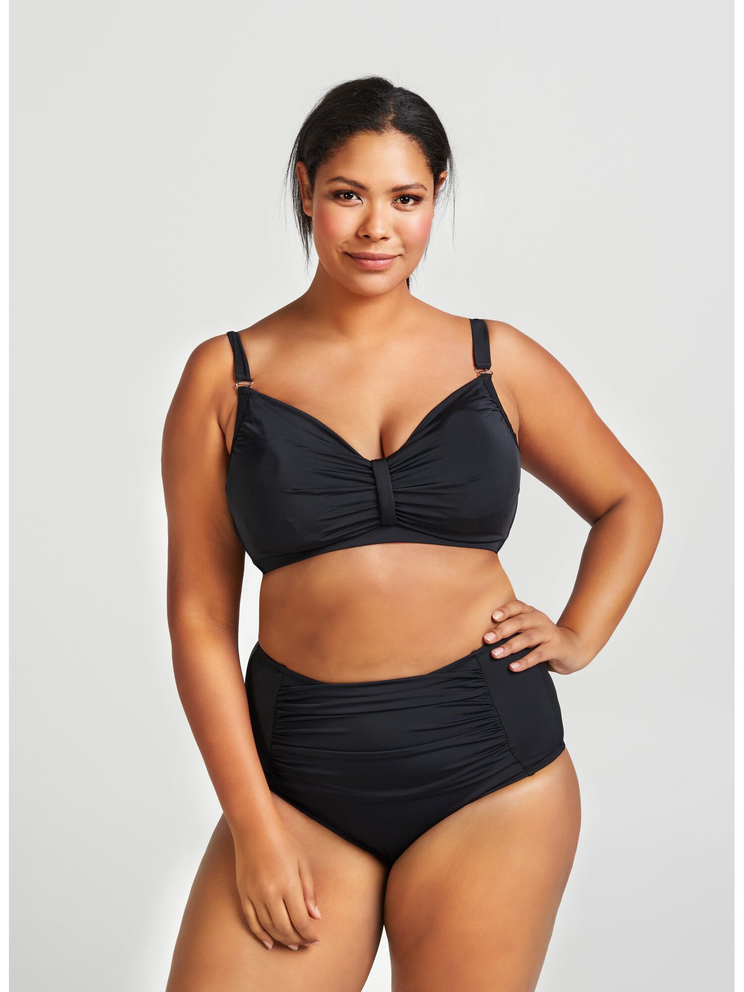 Swim by Zizzi Sutien costum de baie negru - Pled.ro