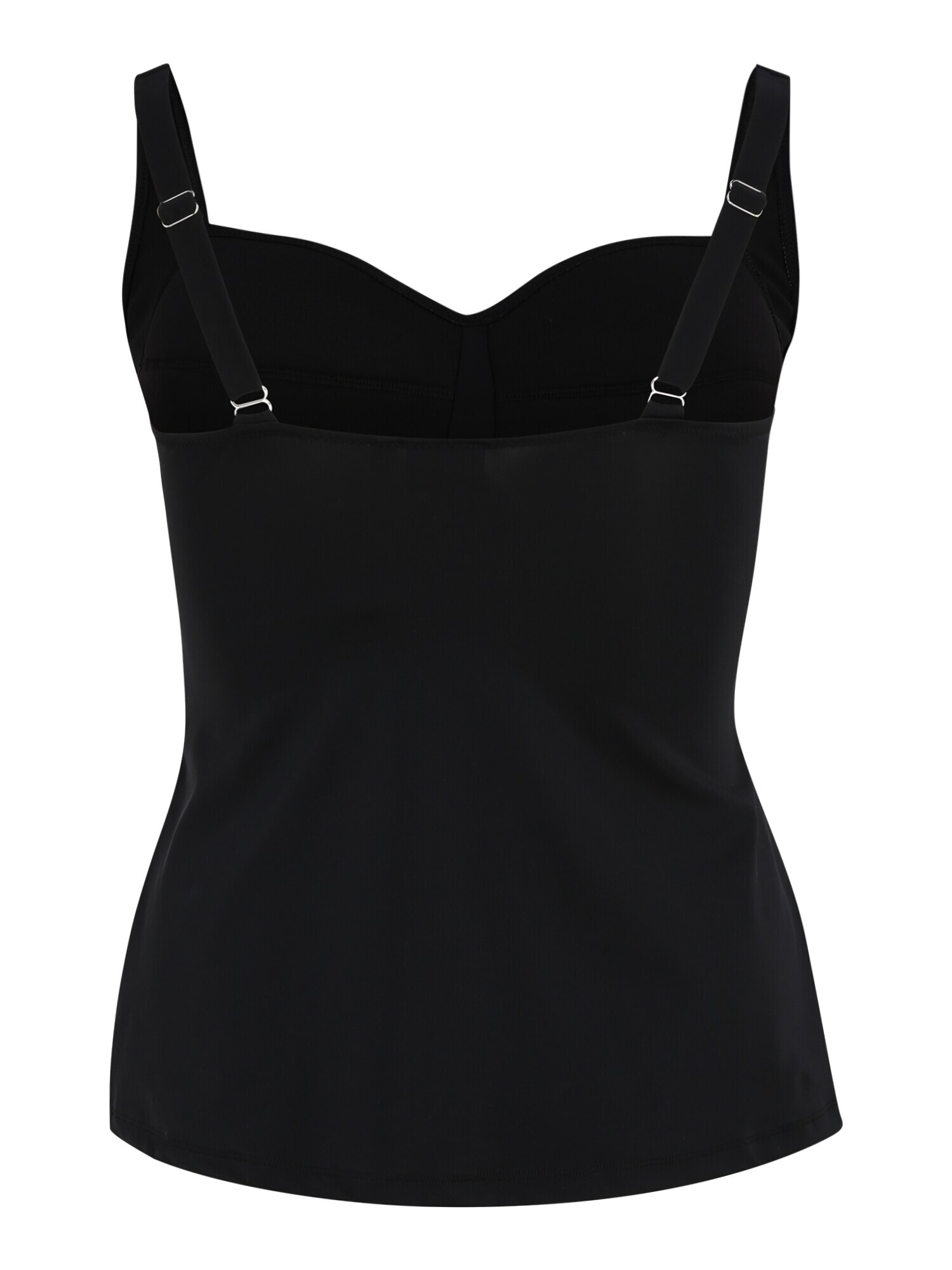 Swim by Zizzi Tankini top 'Basic' negru - Pled.ro