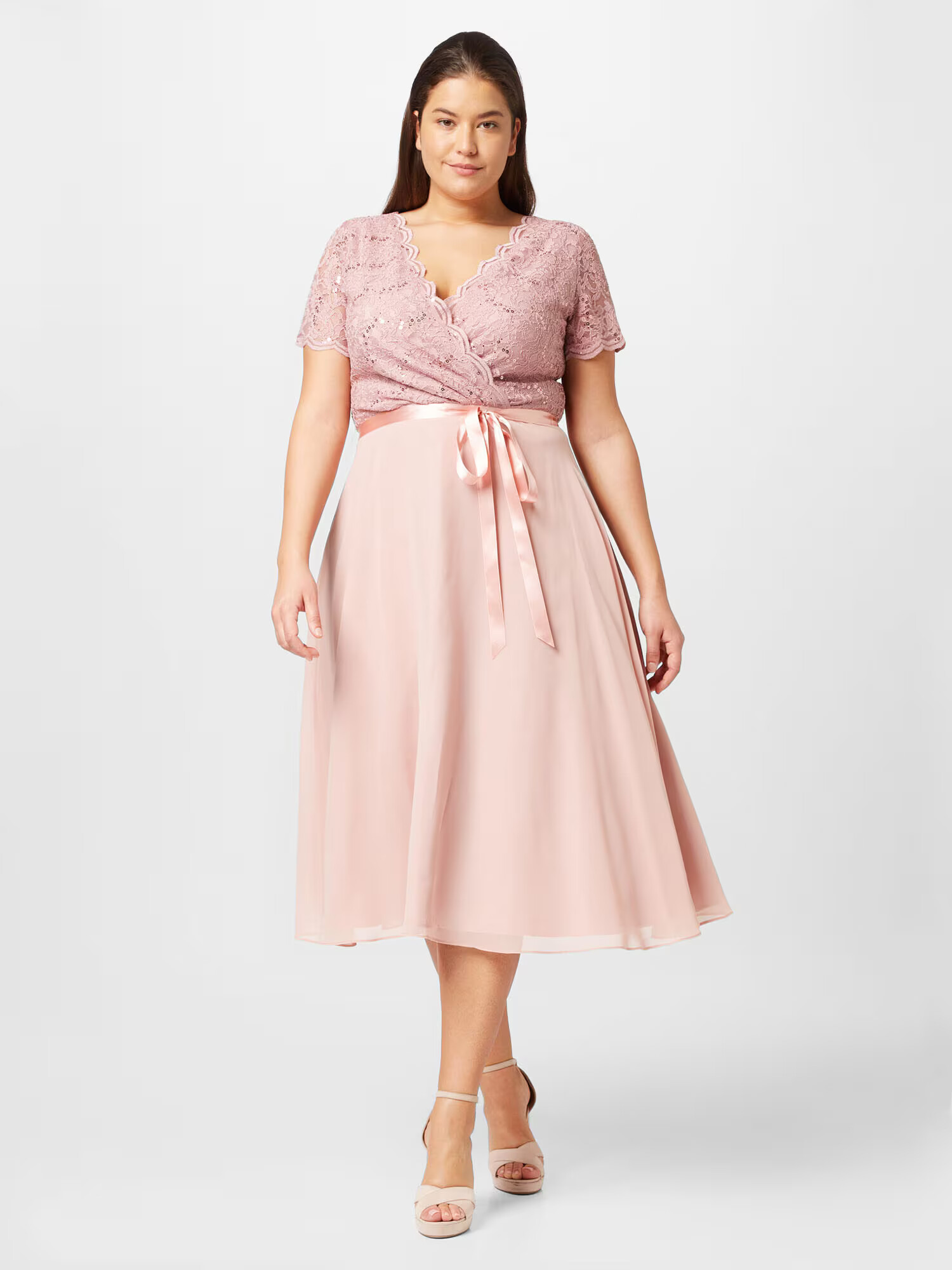 SWING Curve Rochie de cocktail roz pal / roz pastel - Pled.ro