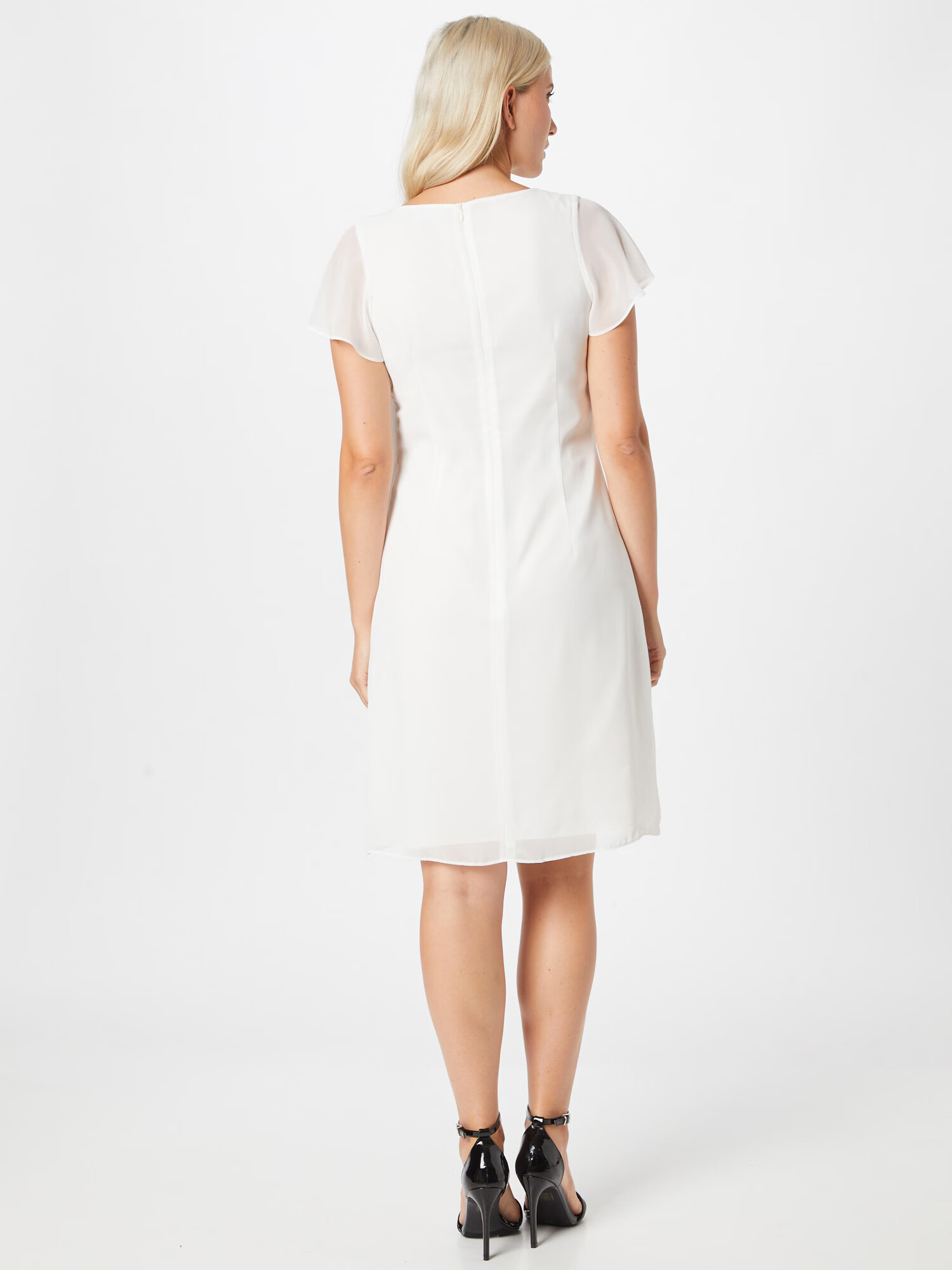 SWING Rochie de cocktail crem - Pled.ro