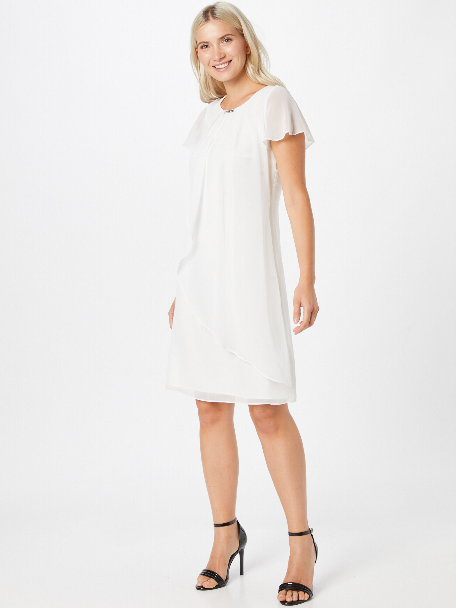 SWING Rochie de cocktail crem - Pled.ro