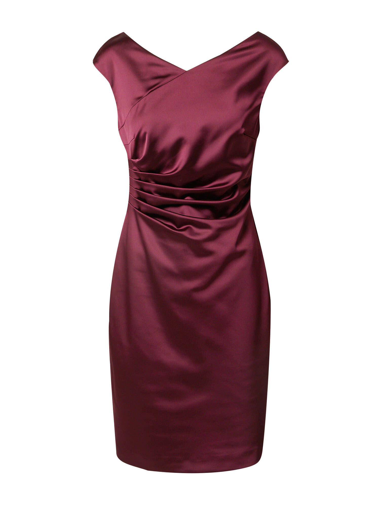 SWING Rochie de cocktail roșu burgundy - Pled.ro