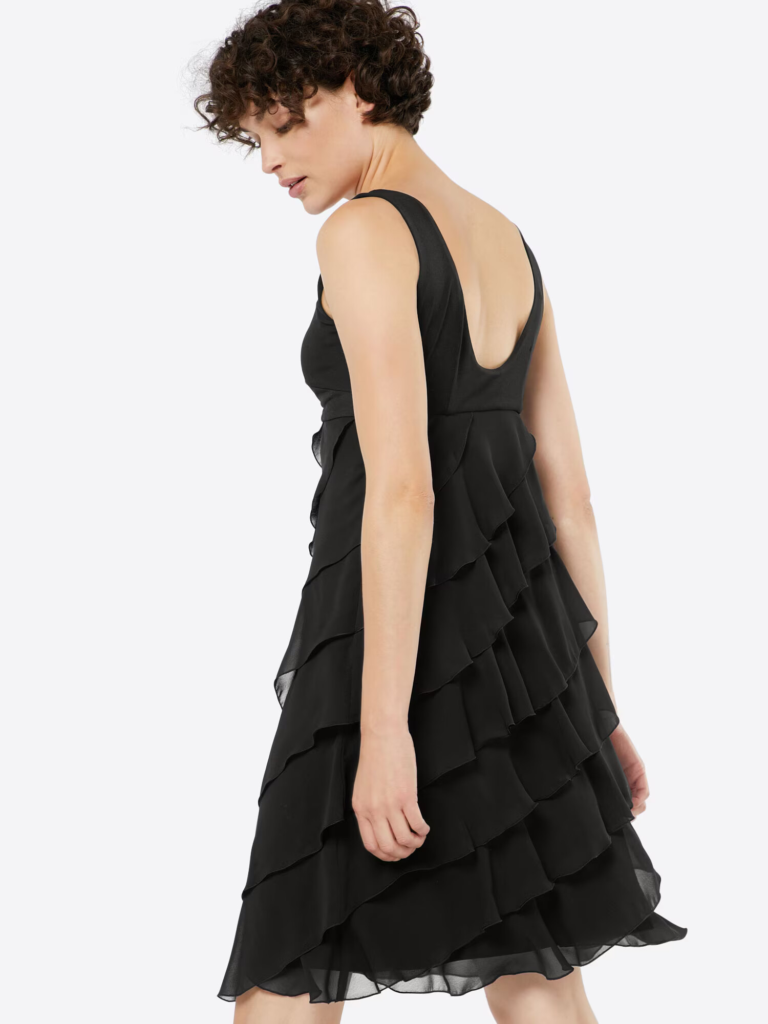 SWING Rochie de cocktail negru - Pled.ro