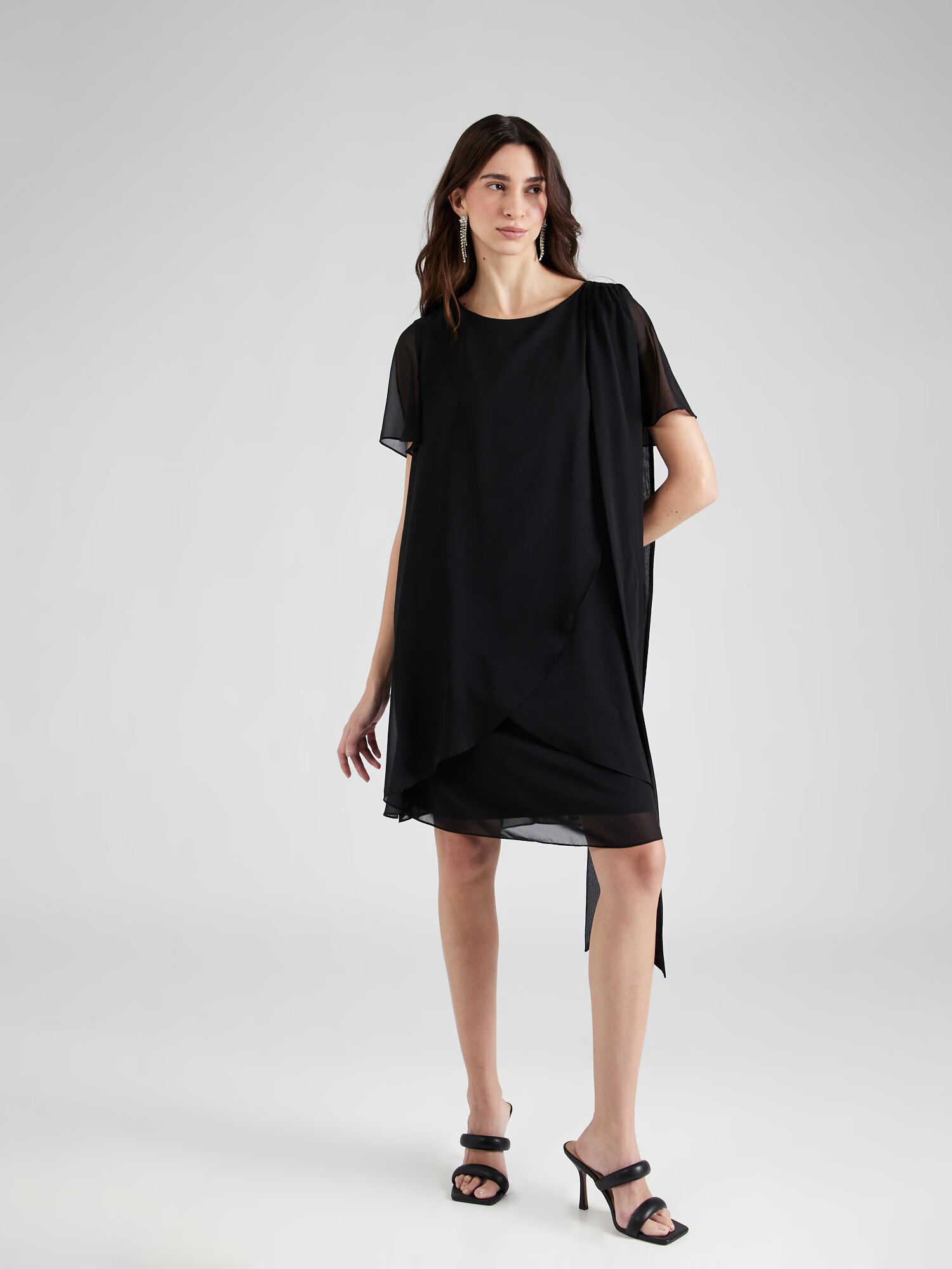 SWING Rochie de cocktail negru - Pled.ro