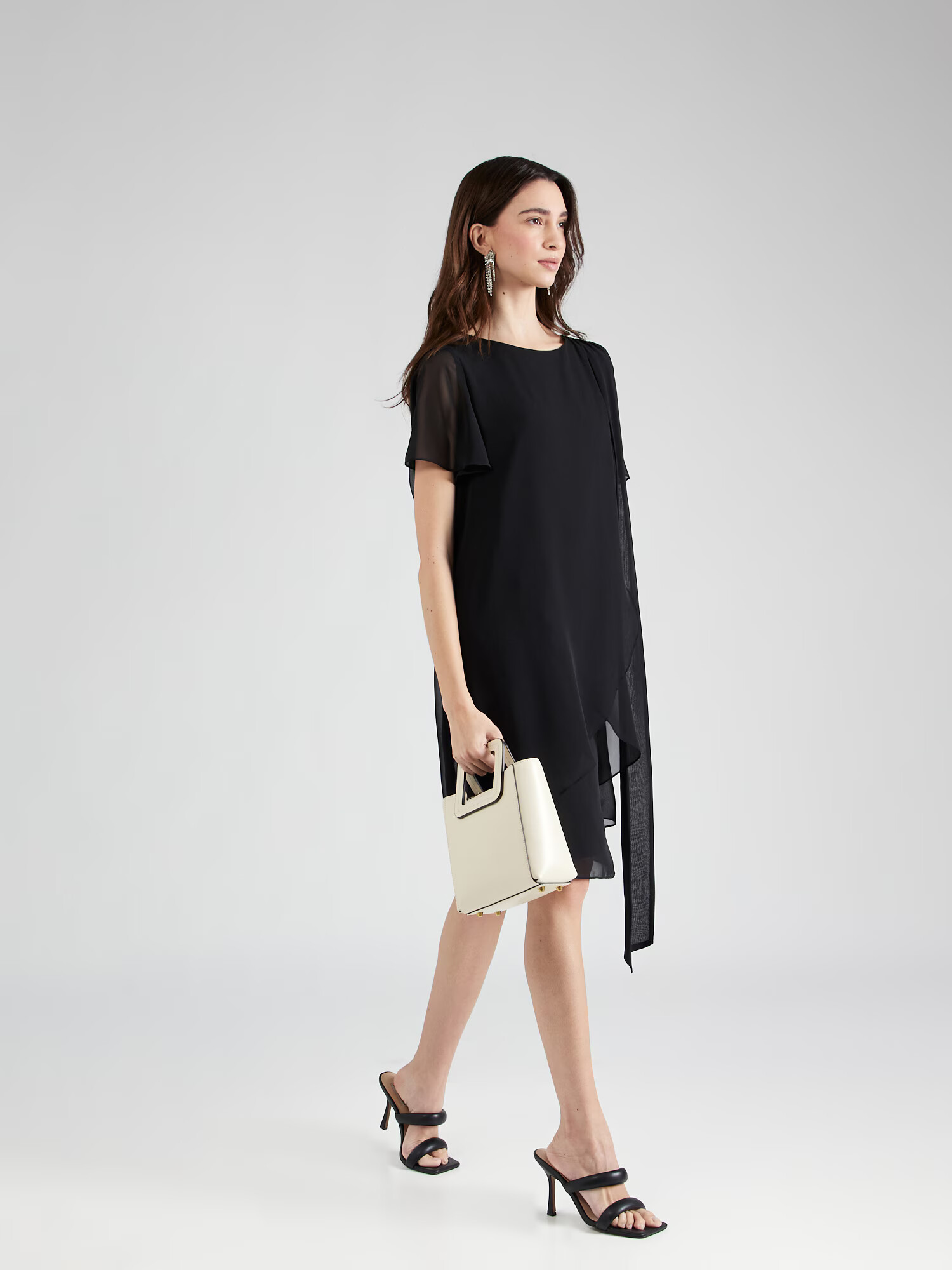 SWING Rochie de cocktail negru - Pled.ro