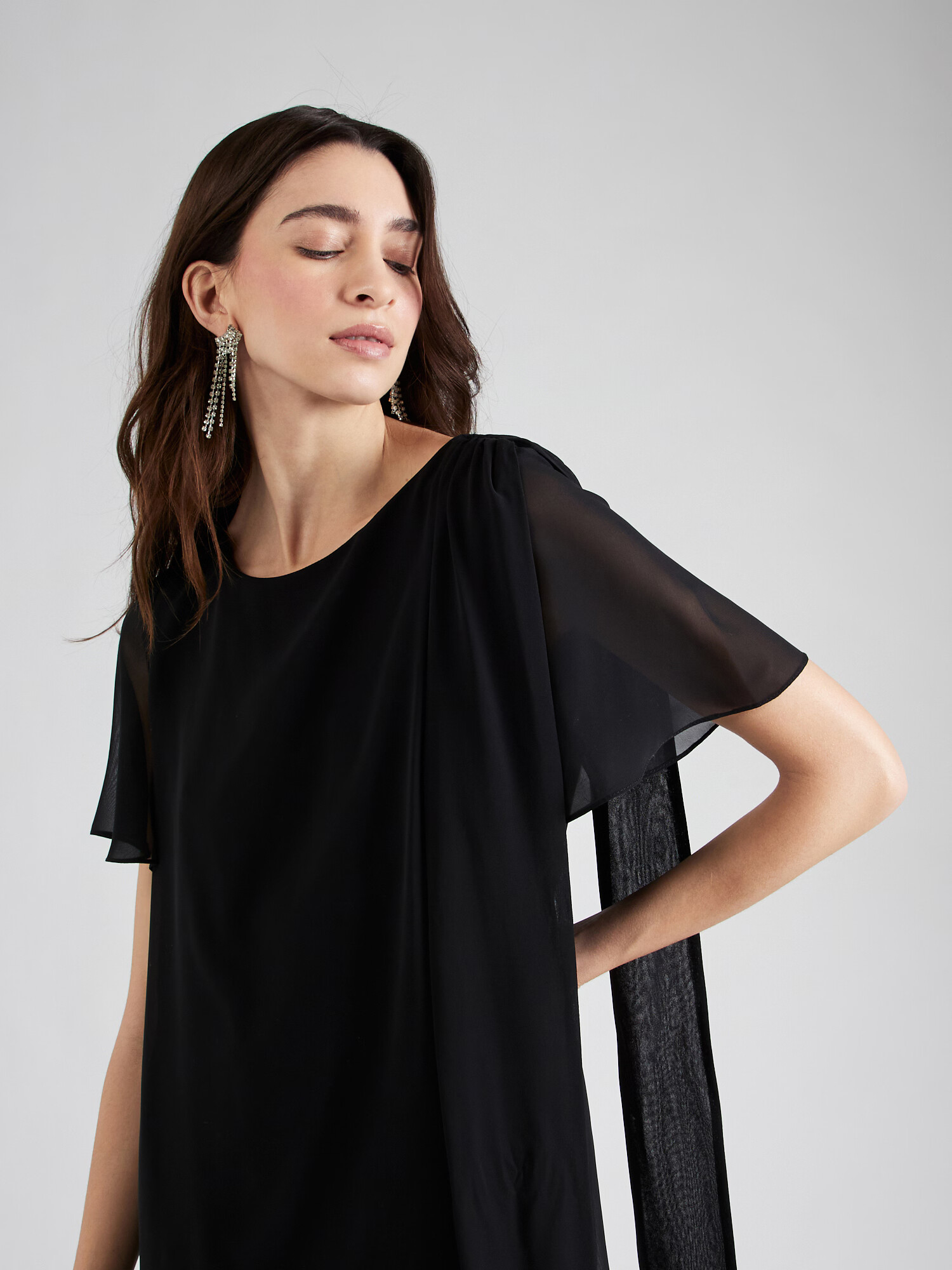 SWING Rochie de cocktail negru - Pled.ro