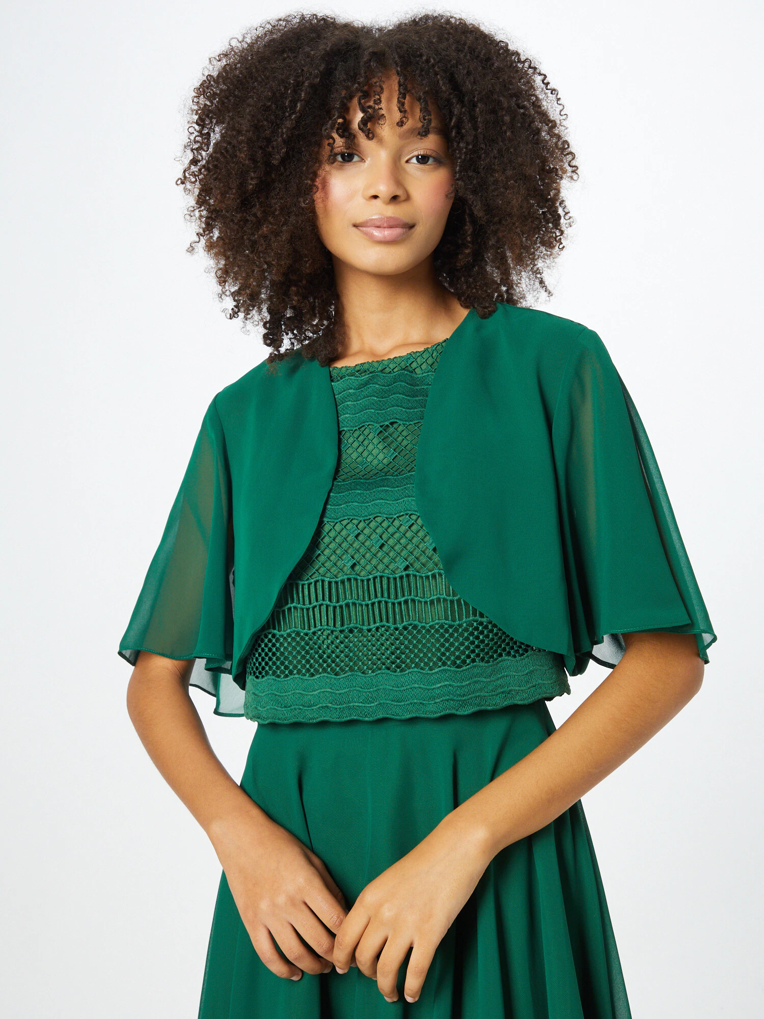 SWING Rochie de cocktail verde - Pled.ro