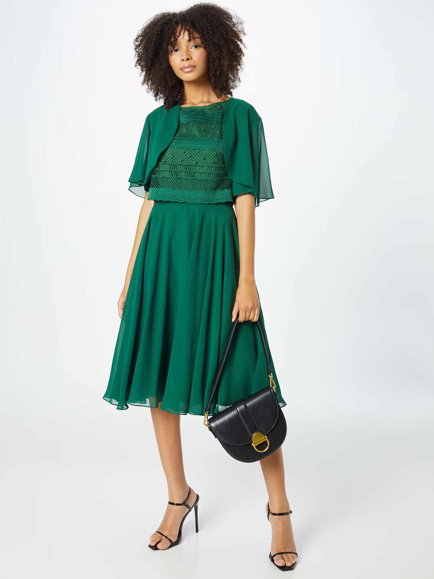 SWING Rochie de cocktail verde - Pled.ro