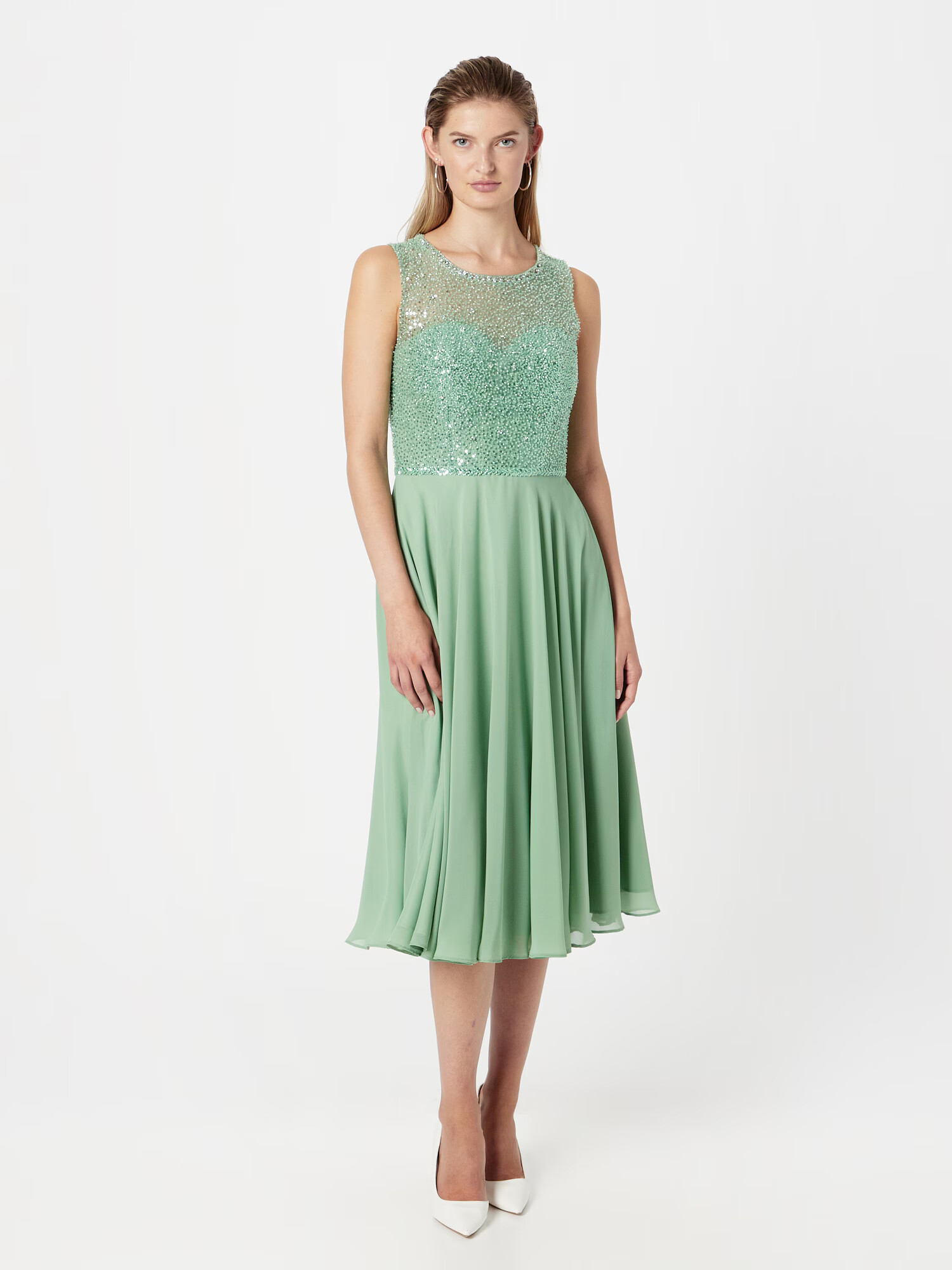 SWING Rochie de cocktail verde deschis - Pled.ro