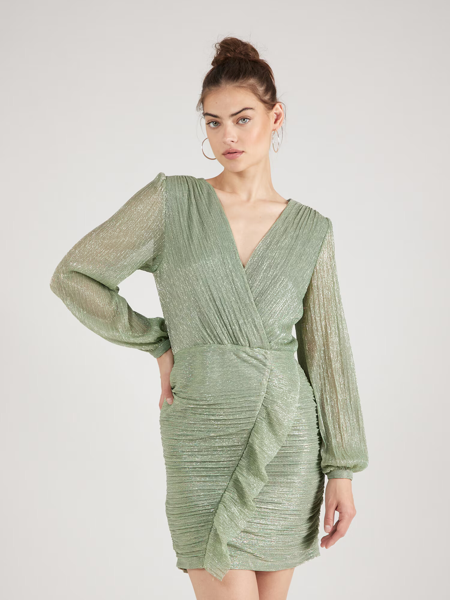 SWING Rochie de cocktail verde măr - Pled.ro