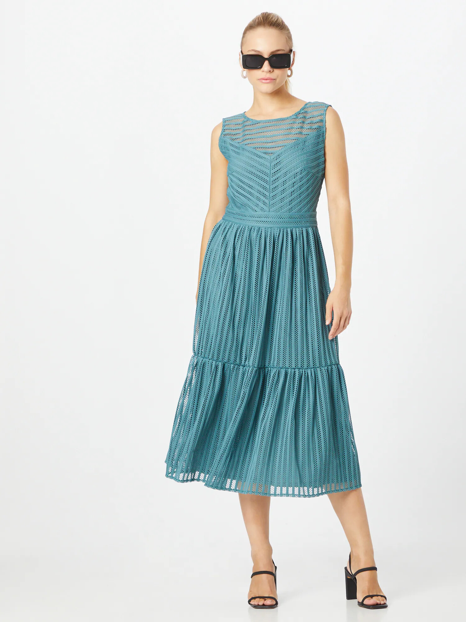 SWING Rochie de cocktail verde petrol - Pled.ro