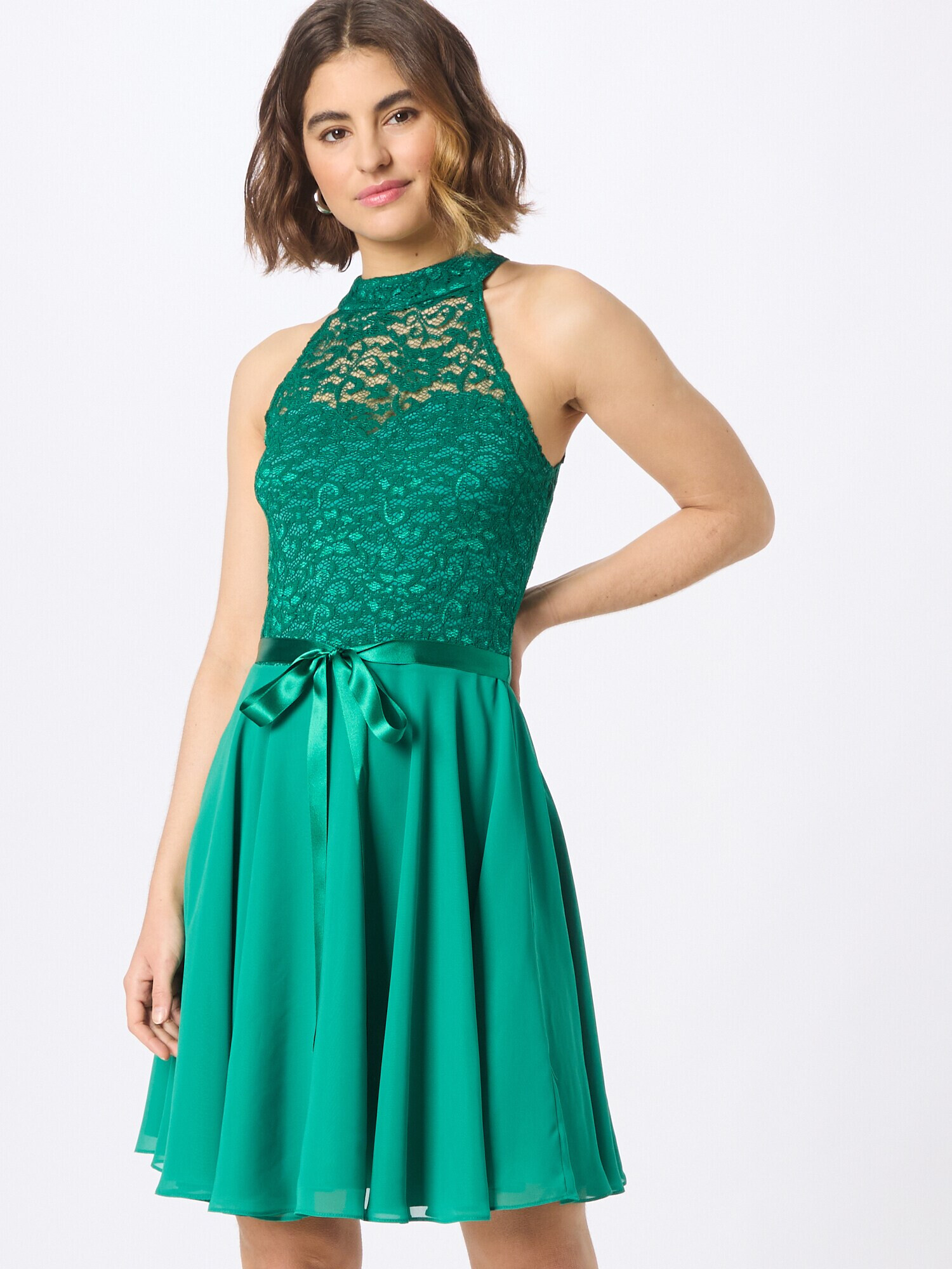 SWING Rochie de cocktail verde smarald - Pled.ro