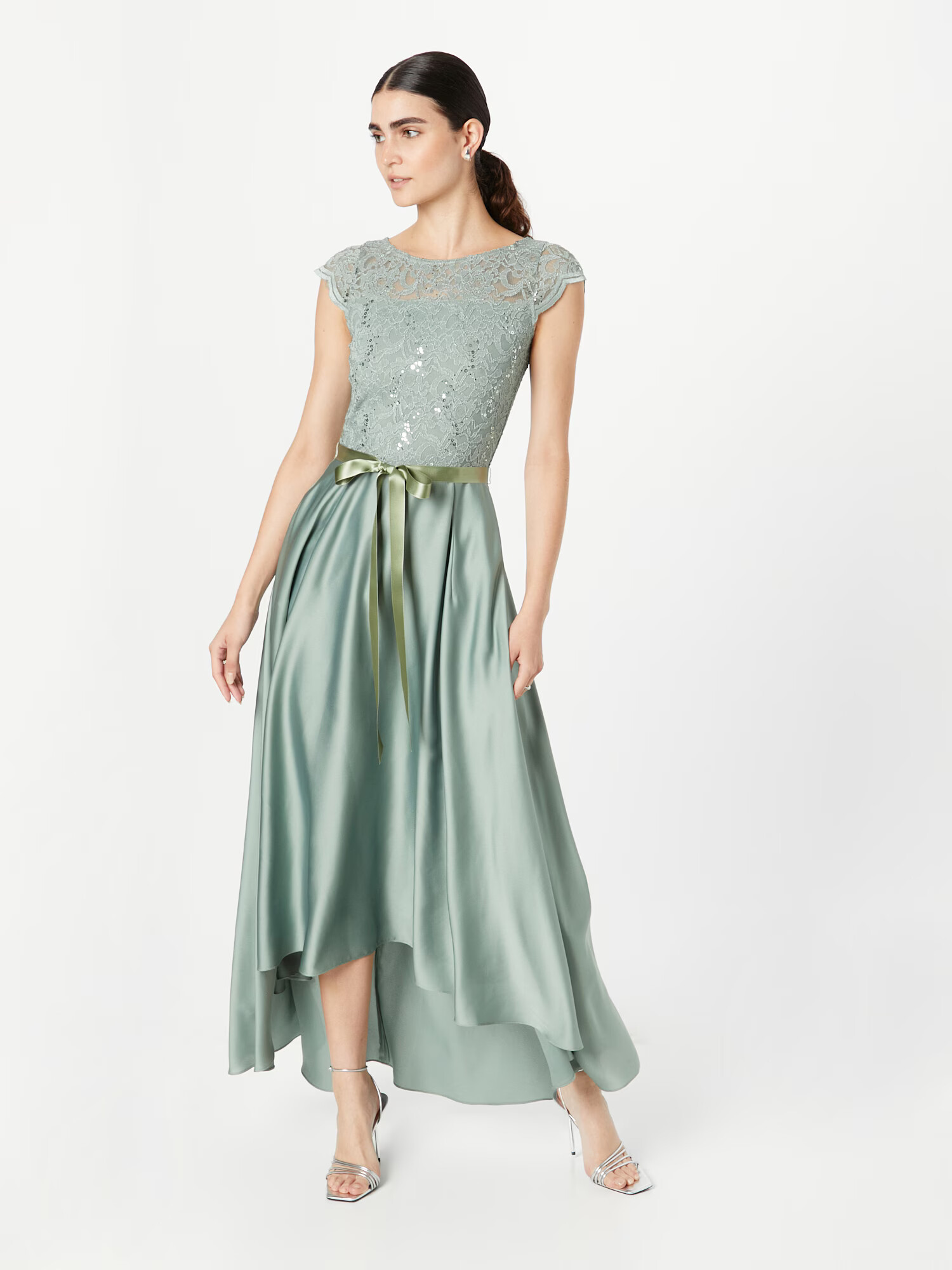 SWING Rochie de seară verde pastel / verde deschis - Pled.ro