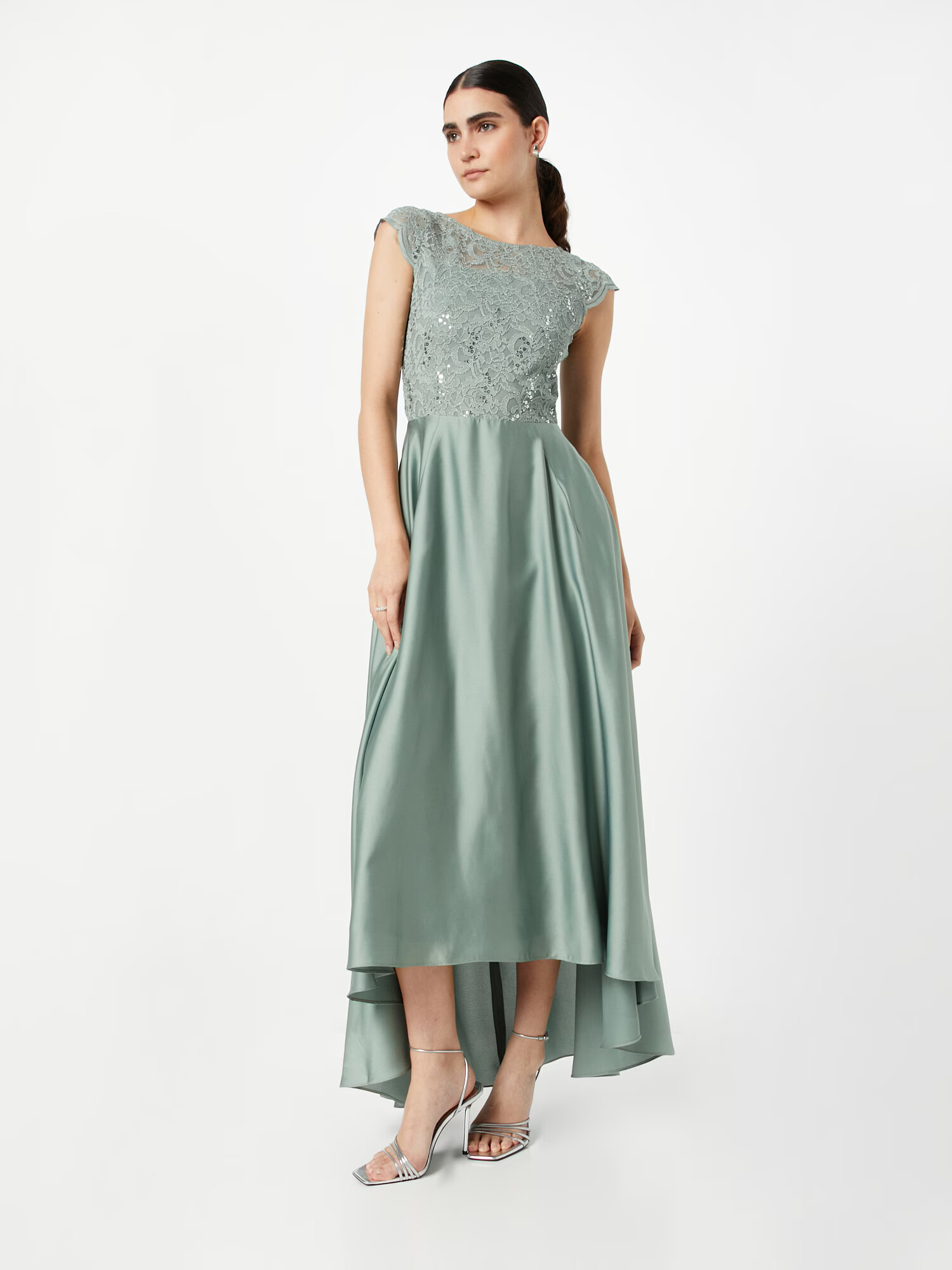 SWING Rochie de seară verde pastel / verde deschis - Pled.ro