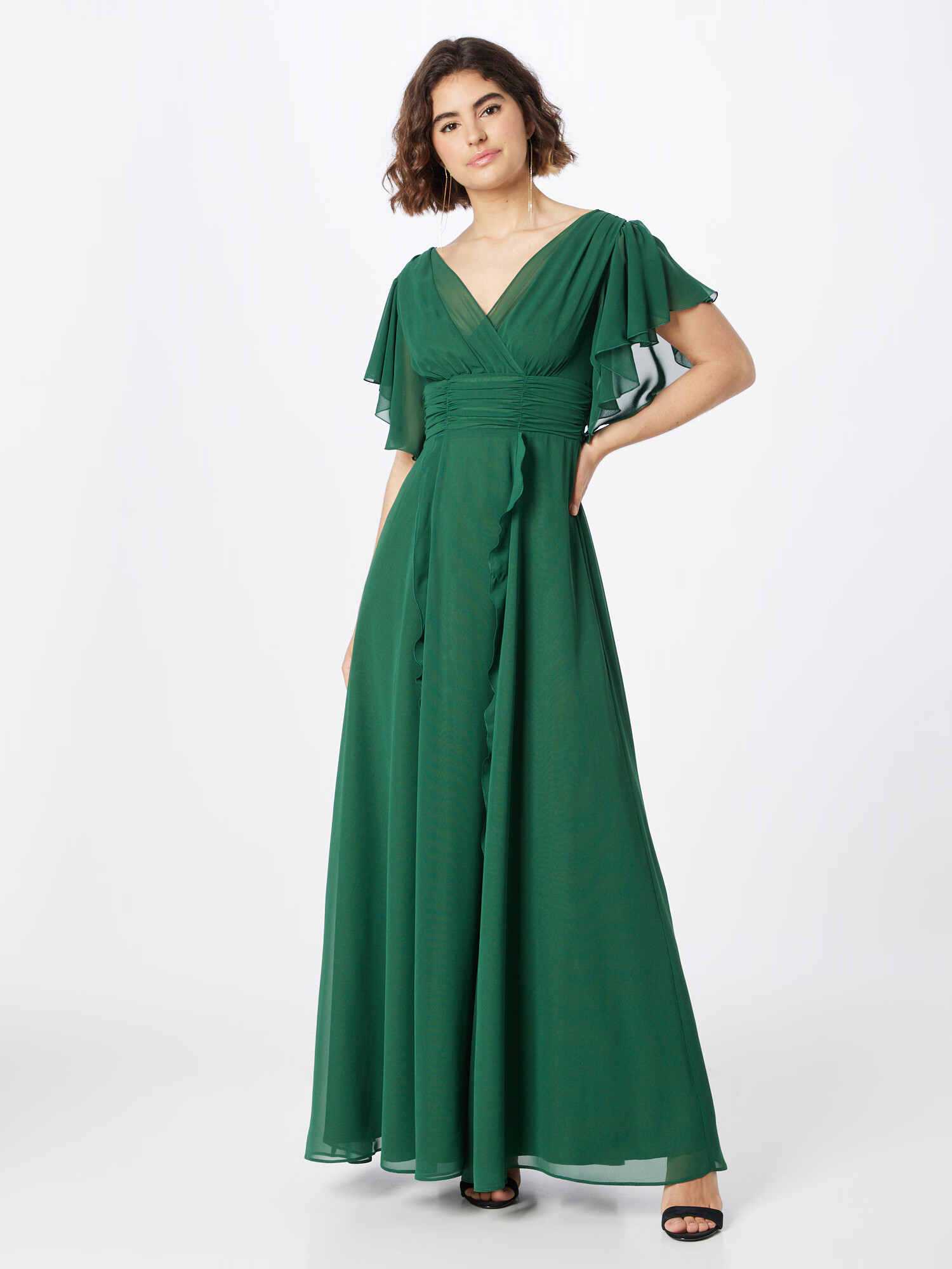 SWING Rochie de seară verde pin - Pled.ro