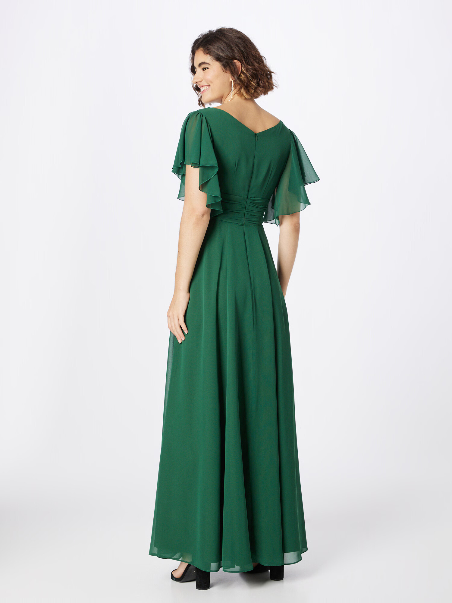 SWING Rochie de seară verde pin - Pled.ro