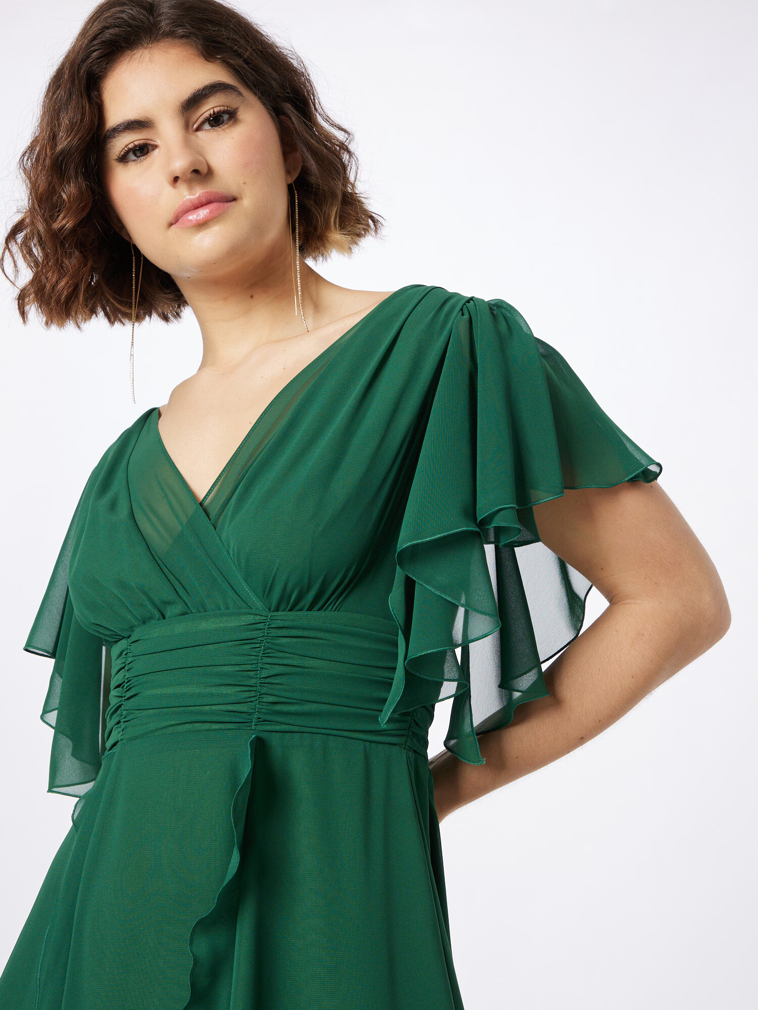 SWING Rochie de seară verde pin - Pled.ro