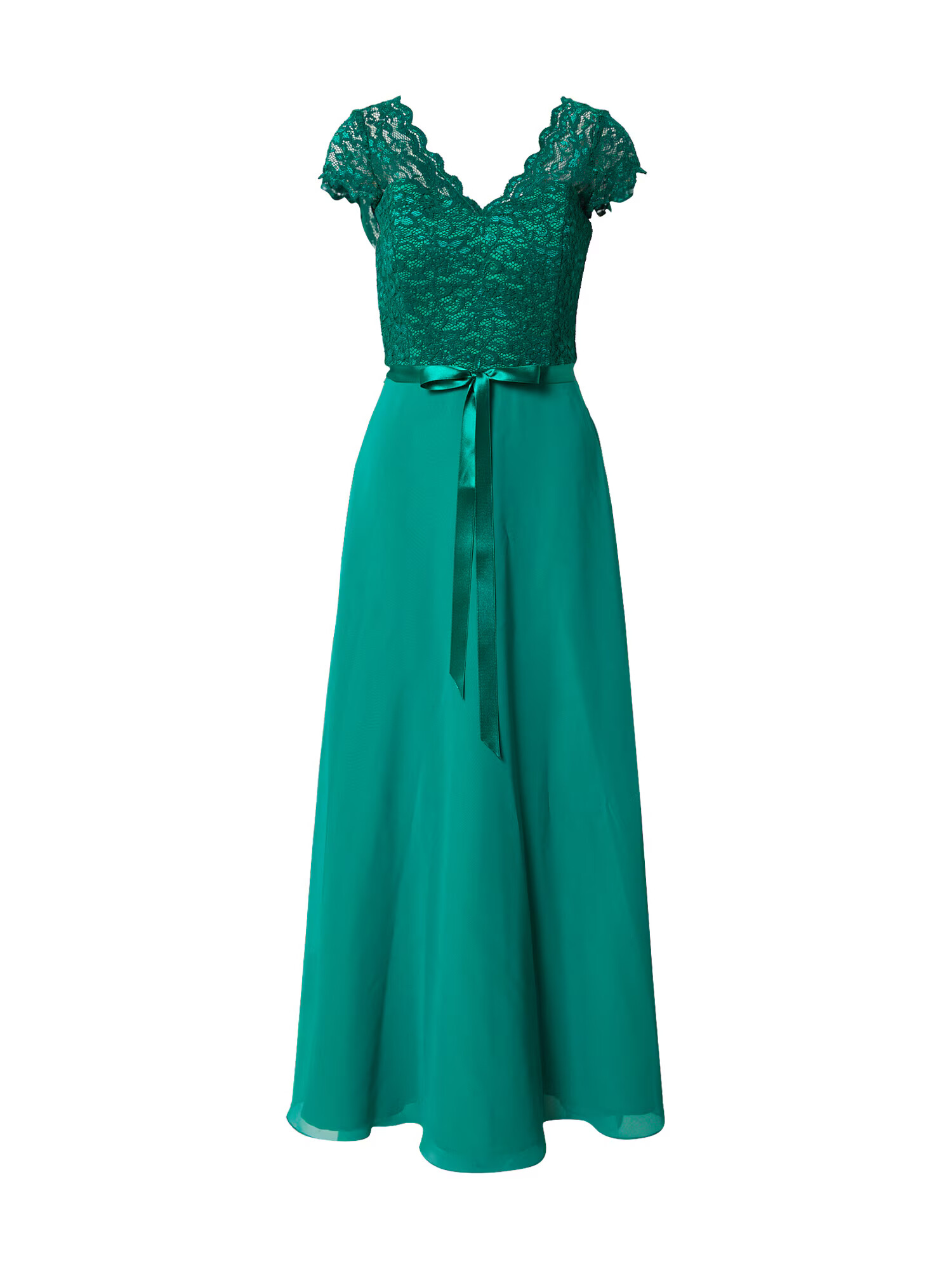 SWING Rochie de seară verde smarald - Pled.ro