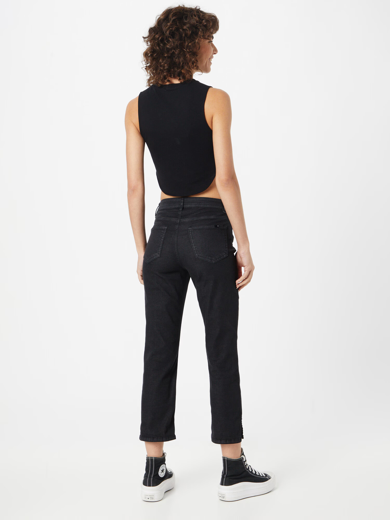 TAIFUN Jeans negru denim - Pled.ro