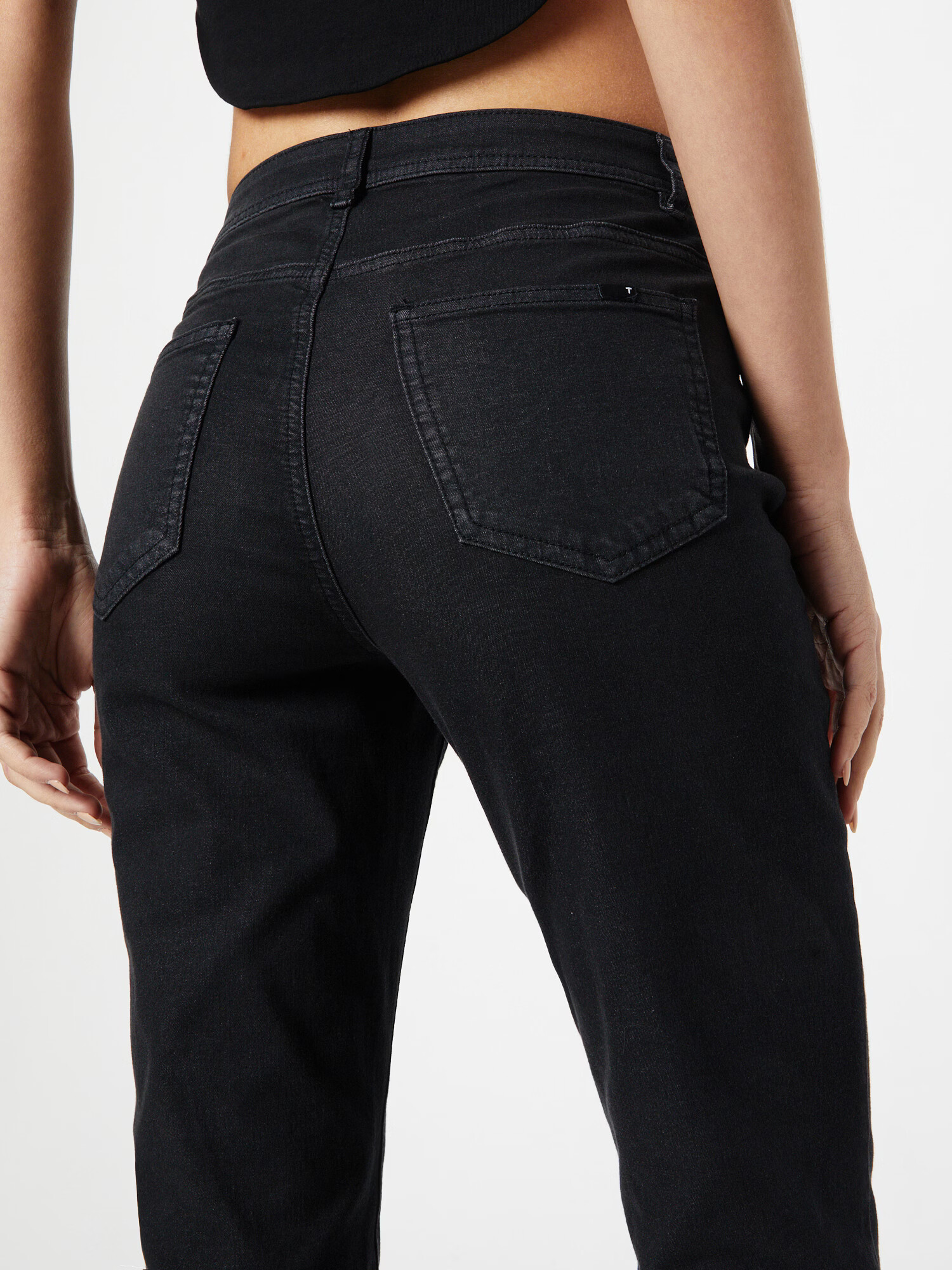 TAIFUN Jeans negru denim - Pled.ro