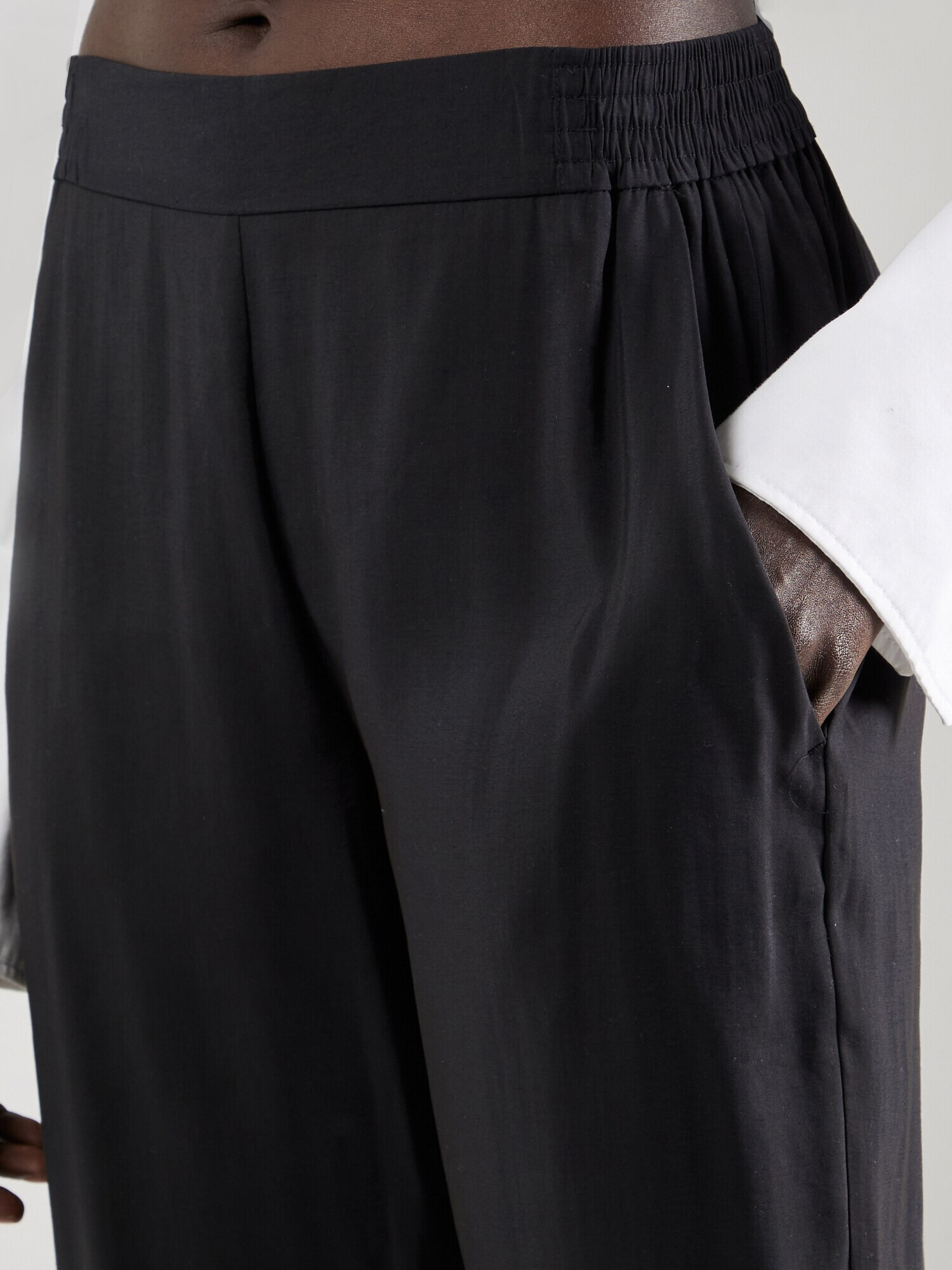 TAIFUN Pantaloni negru - Pled.ro