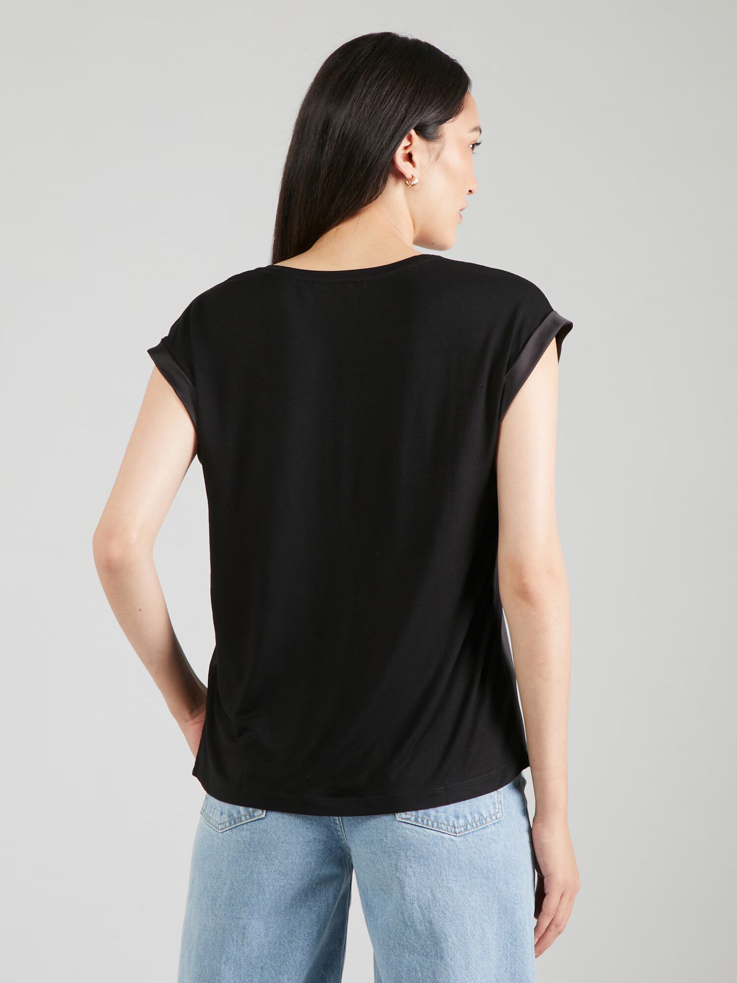 TAIFUN Tricou galben auriu / negru - Pled.ro