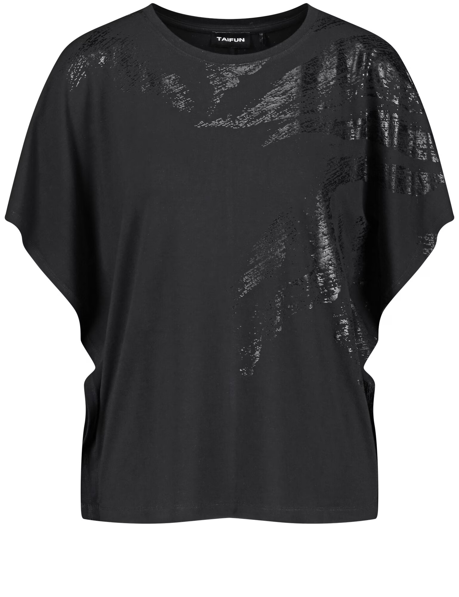 TAIFUN Tricou negru / argintiu - Pled.ro