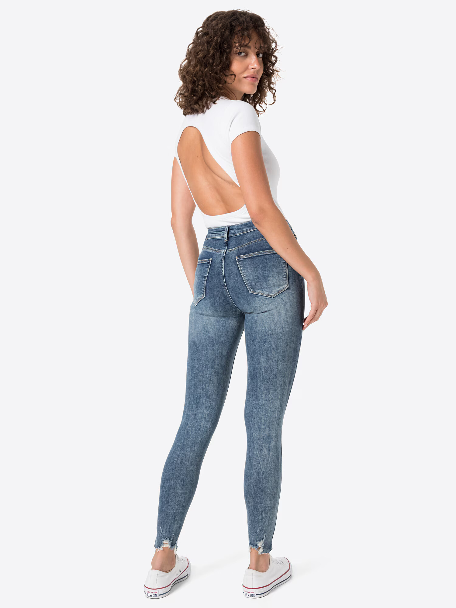 Tally Weijl Jeans albastru denim - Pled.ro