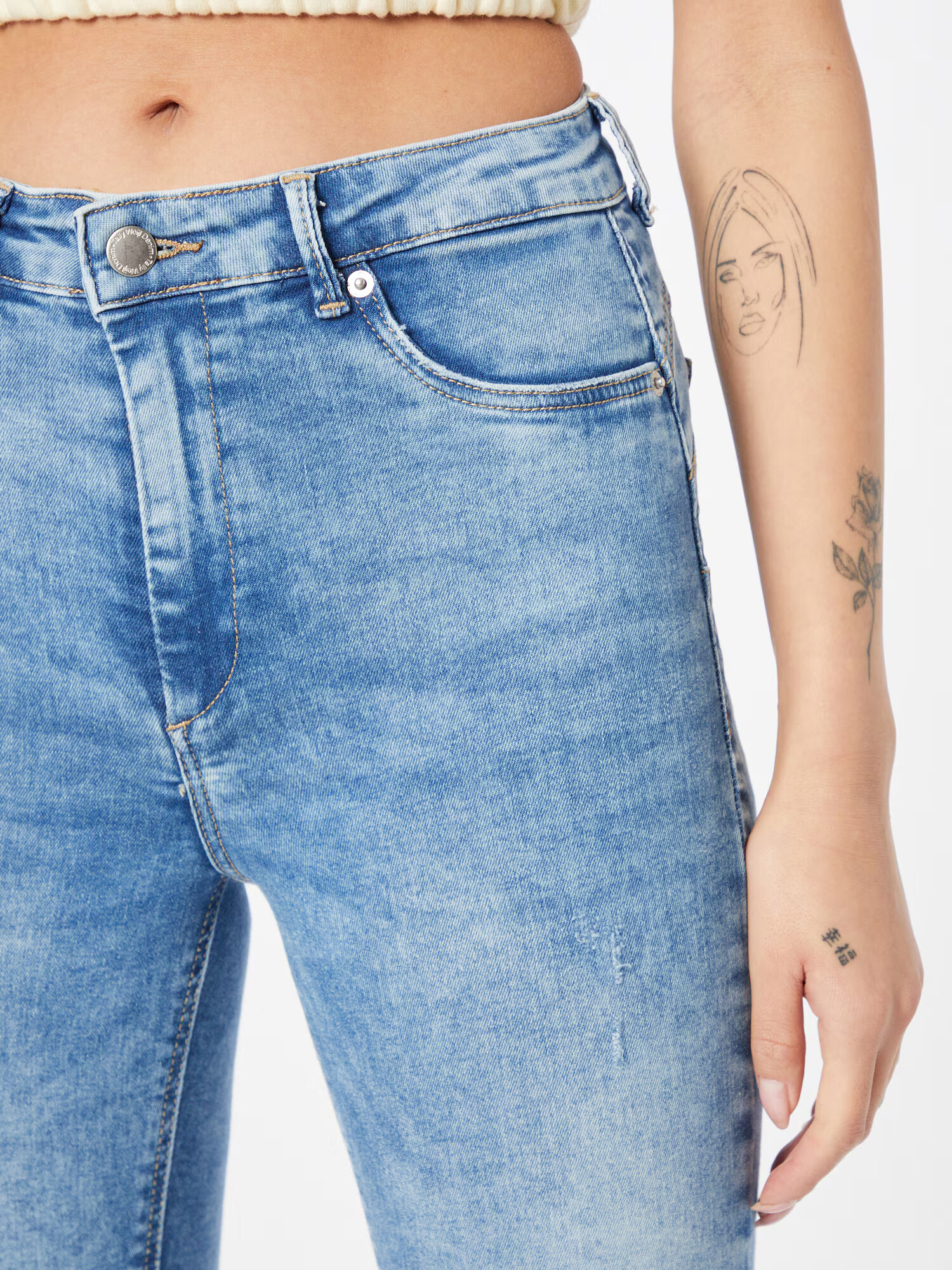 Tally Weijl Jeans albastru denim - Pled.ro