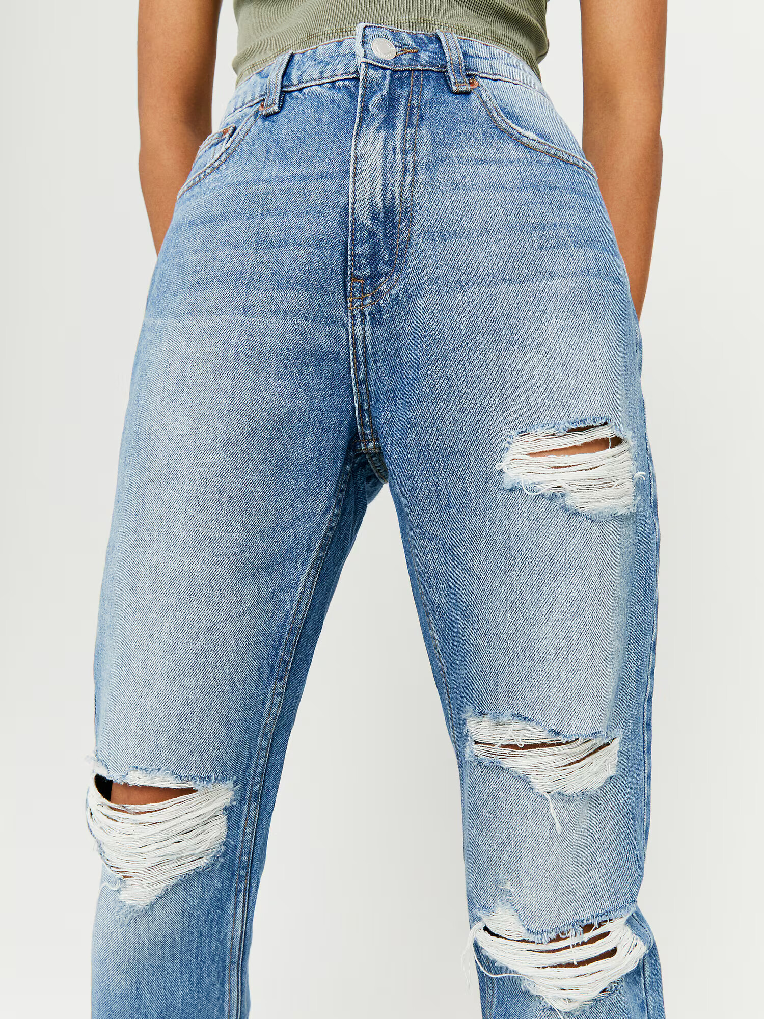 Tally Weijl Jeans albastru denim - Pled.ro