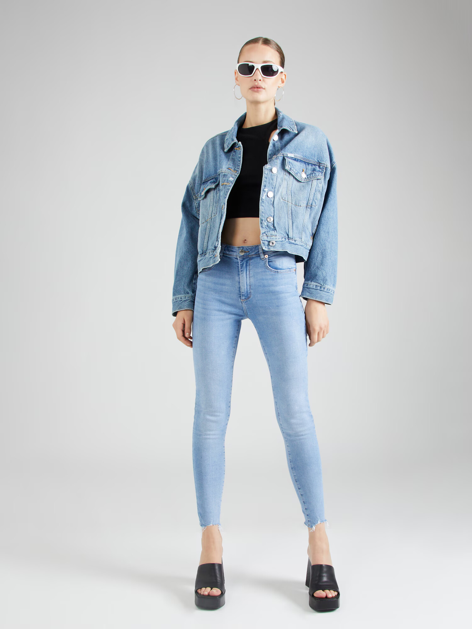 Tally Weijl Jeans albastru denim - Pled.ro