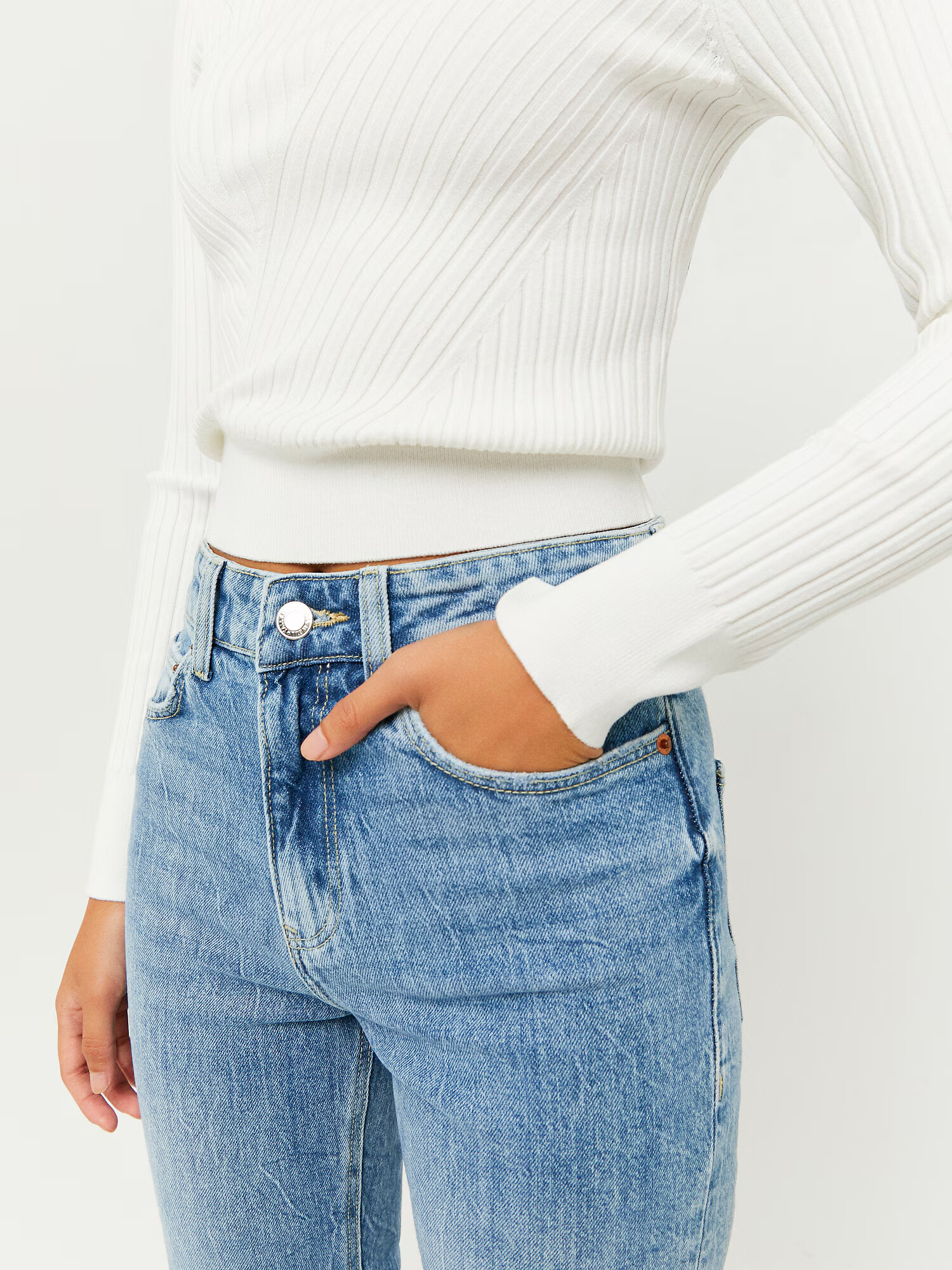 Tally Weijl Jeans albastru denim - Pled.ro