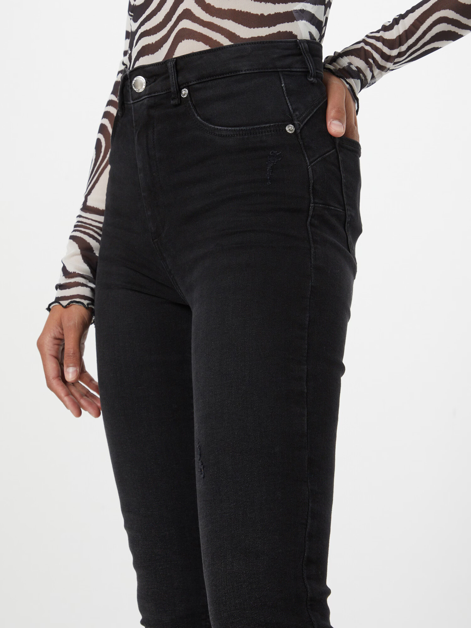 Tally Weijl Jeans negru - Pled.ro