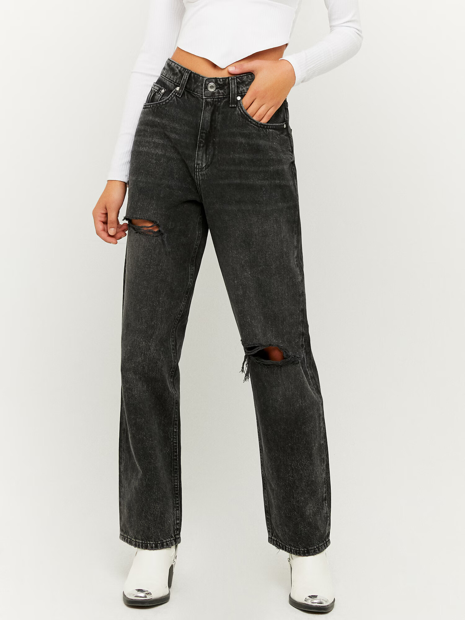 Tally Weijl Jeans negru - Pled.ro